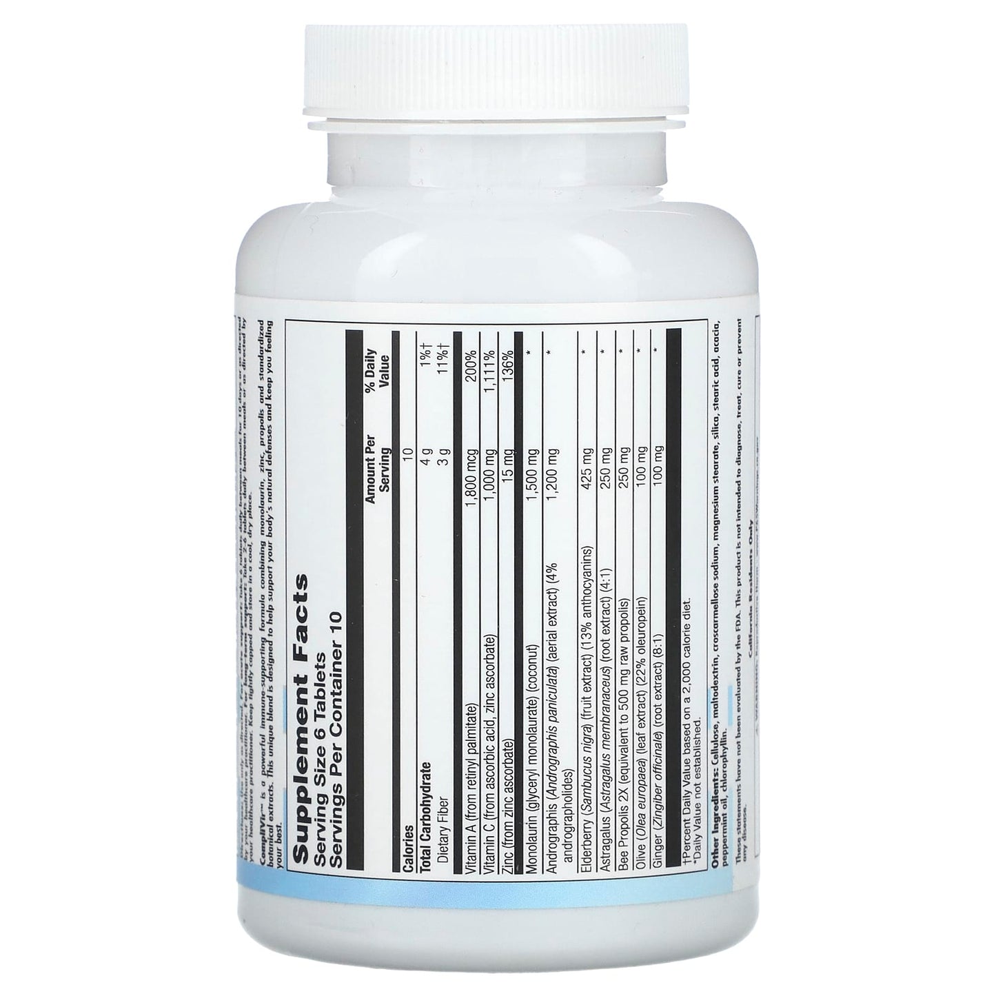 Nutra BioGenesis, CompliVir, 60 Tablets - Image 2
