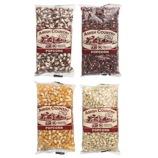 Amish Country Popcorn Variety Pack, 4 Pack, 4 oz Each