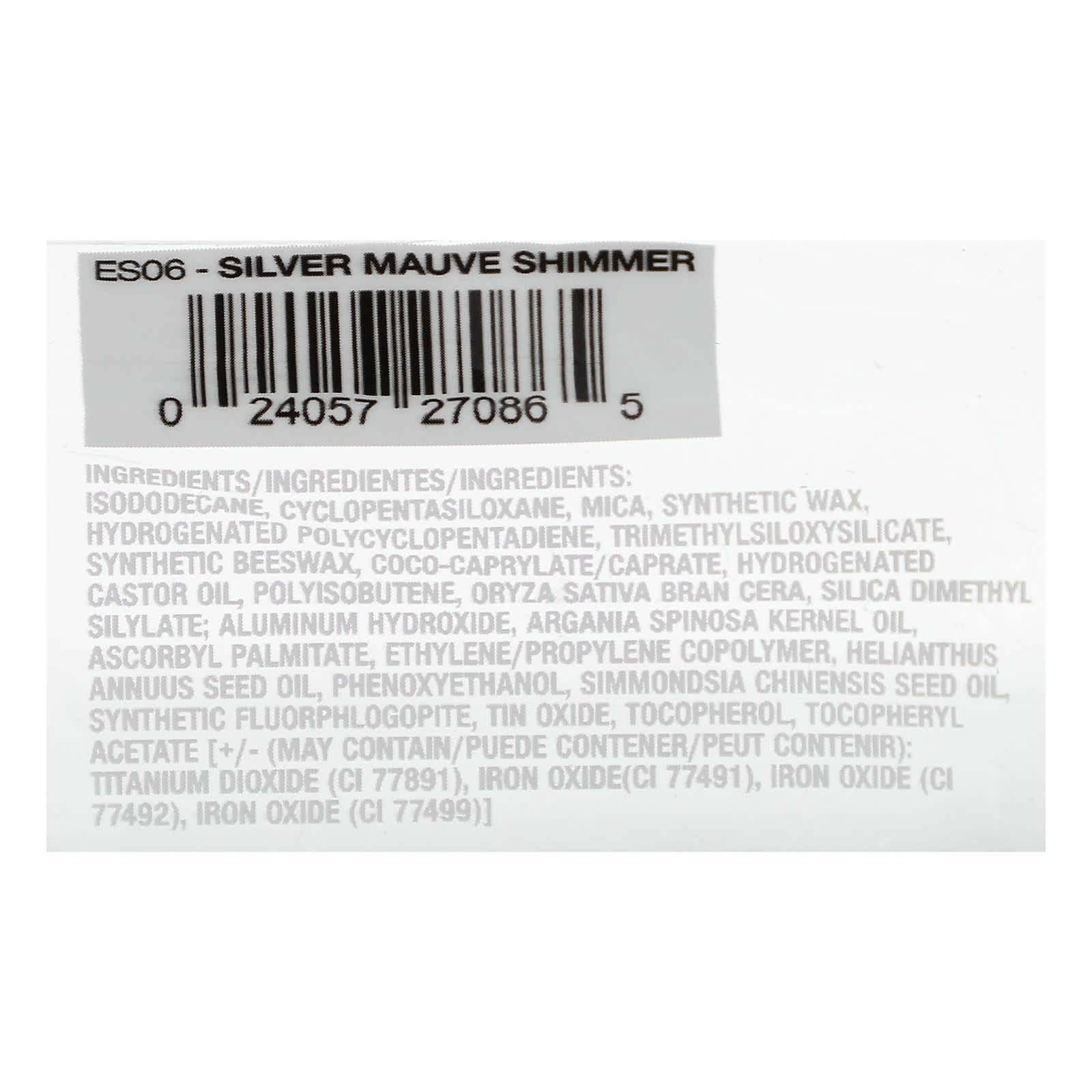 Palladio, Eyeshadow Stick, Silver Mauve Shimmer ES06, 0.04 oz (1.2 g) - Image 2