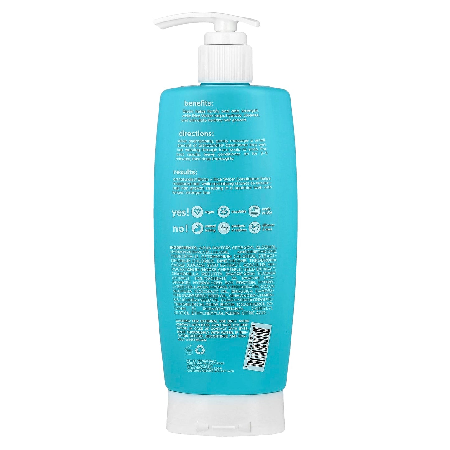 Biotin + Rice Water Conditioner for Hair Growth & Strength - Image 2