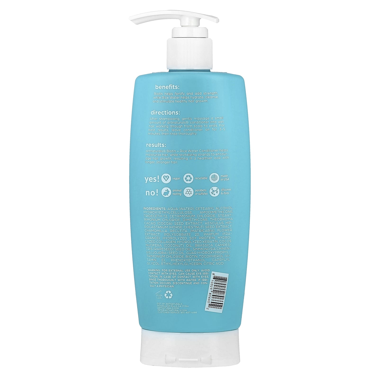 Biotin + Rice Water Conditioner for Hair Growth & Strength - Image 2