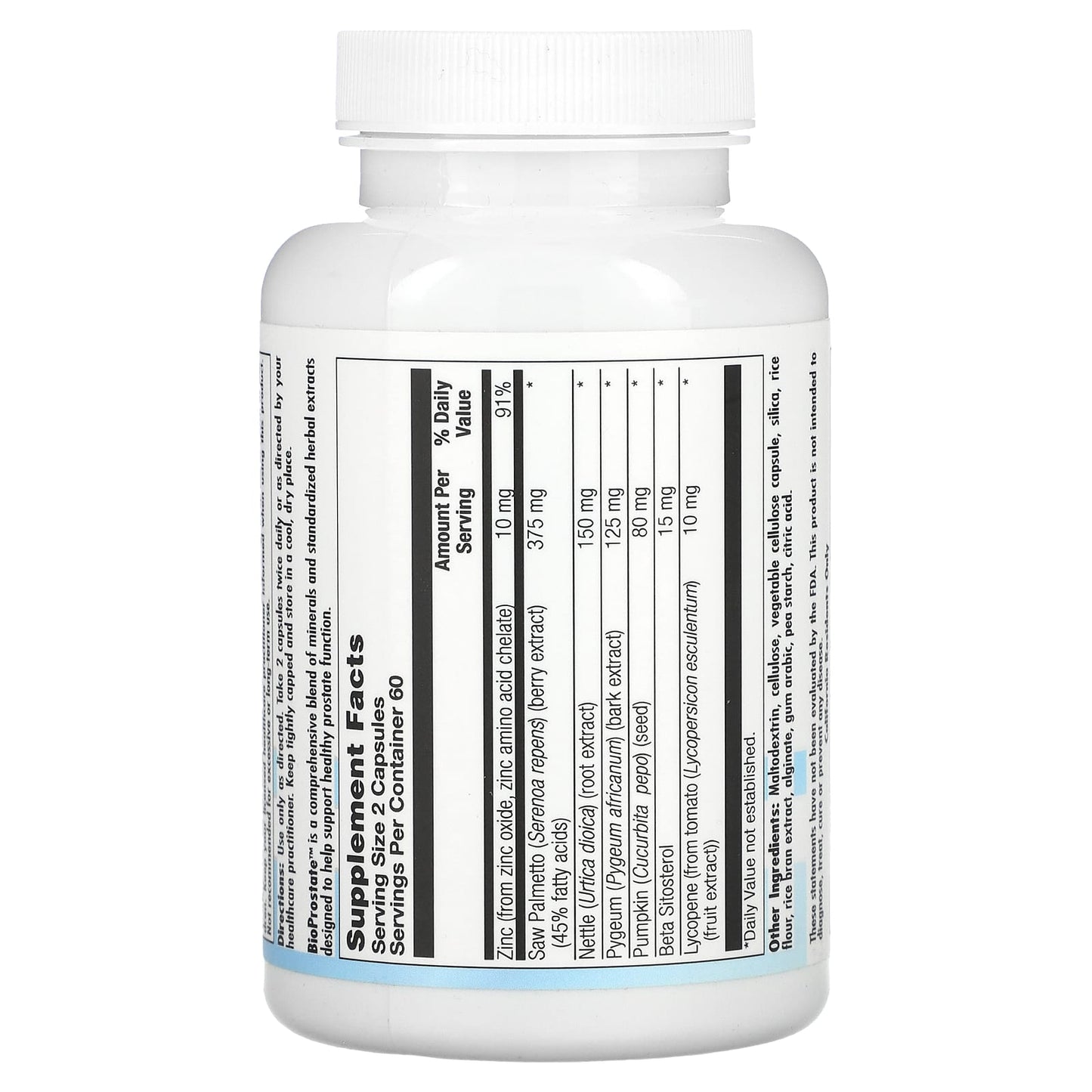 Nutra BioGenesis, BioProstate, 120 Capsules - Image 2