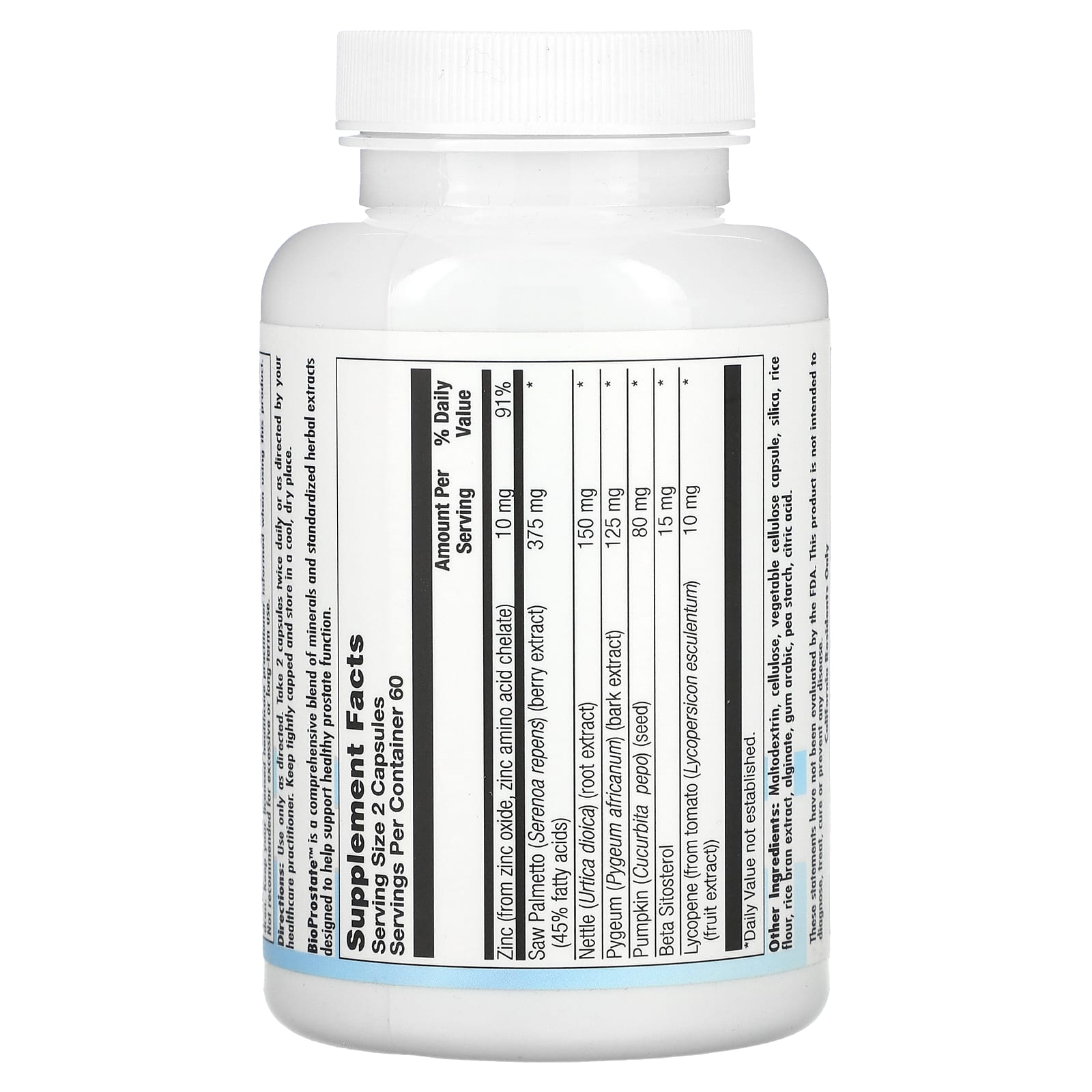 Nutra BioGenesis, BioProstate, 120 Capsules - Image 2