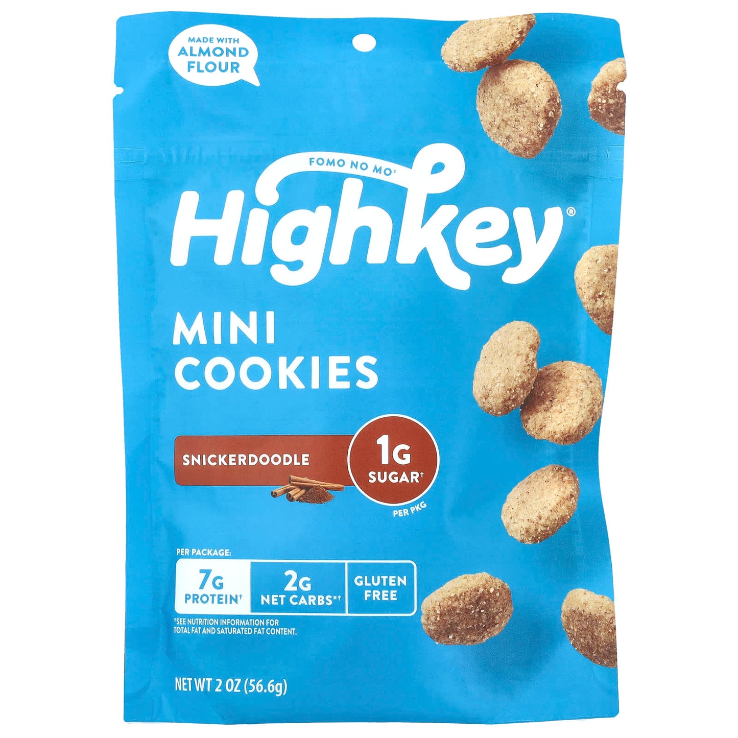 HighKey Keto Snickerdoodle Mini Cookies (2 oz, 56.6g) - Image 1