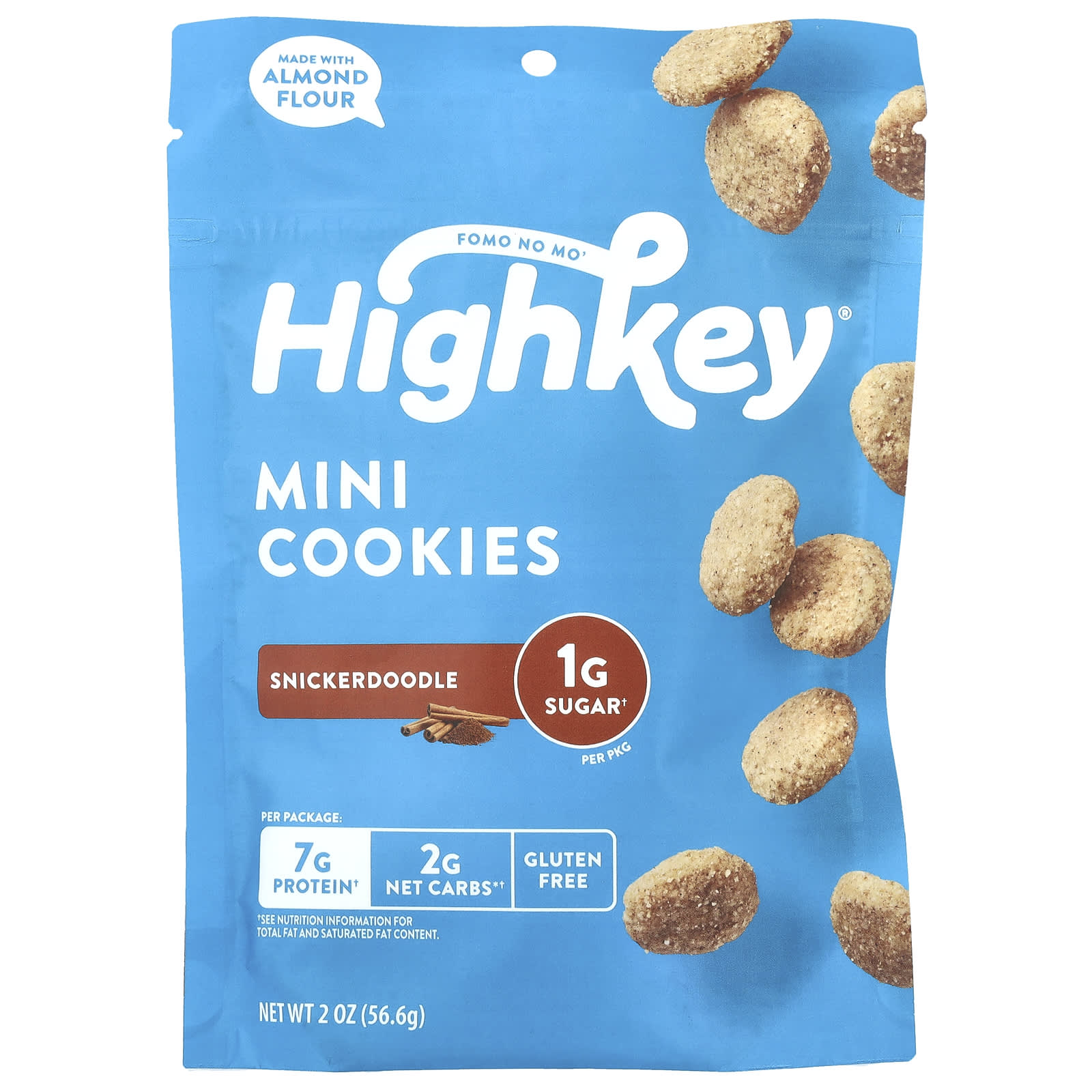 HighKey Keto Snickerdoodle Mini Cookies (2 oz, 56.6g) - Image 1