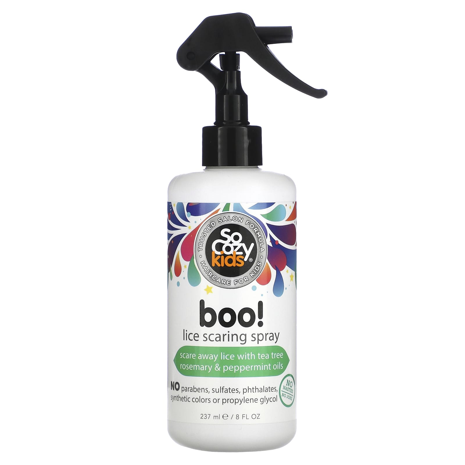 SoCozy, Kids, Boo Lice Scaring Spray, 8 fl oz (237 ml) - Image 1