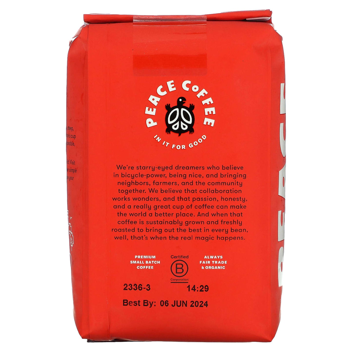 Peace Coffee, Organic Yeti, Cold Brew Blend, Whole Bean, Medium Roast, 12 oz (340 g) - Image 2