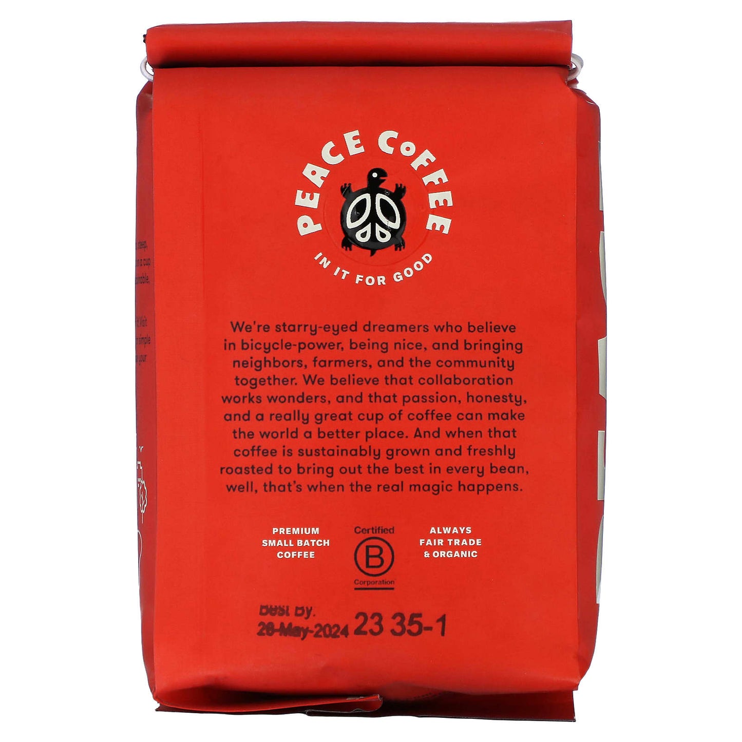 Peace Coffee, Organic Yeti, Cold Brew Blend, Ground, Medium Roast, 12 oz (340 g) - Image 2