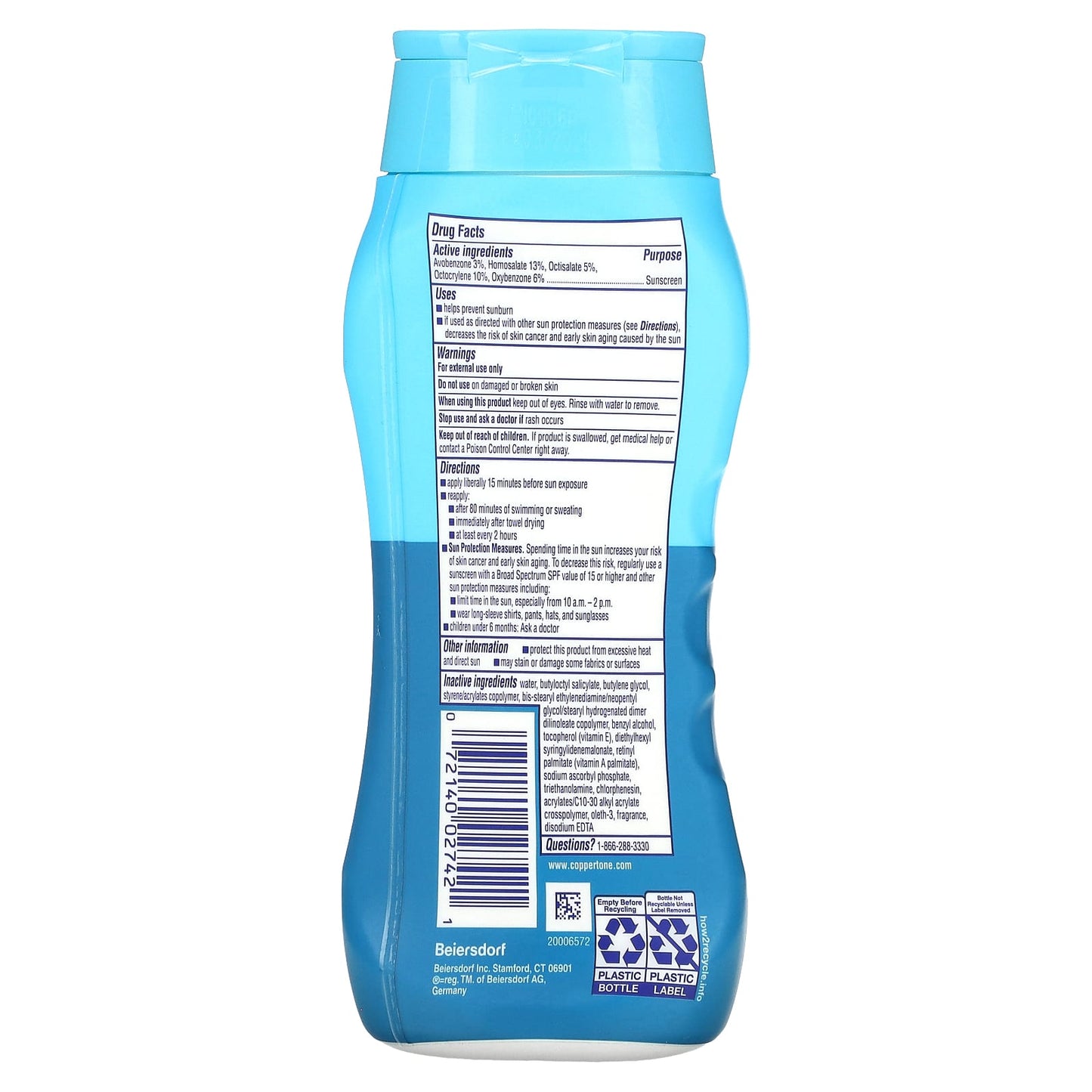 Coppertone Kids Sunscreen Lotion,  SPF 70, 8 fl oz - Image 2