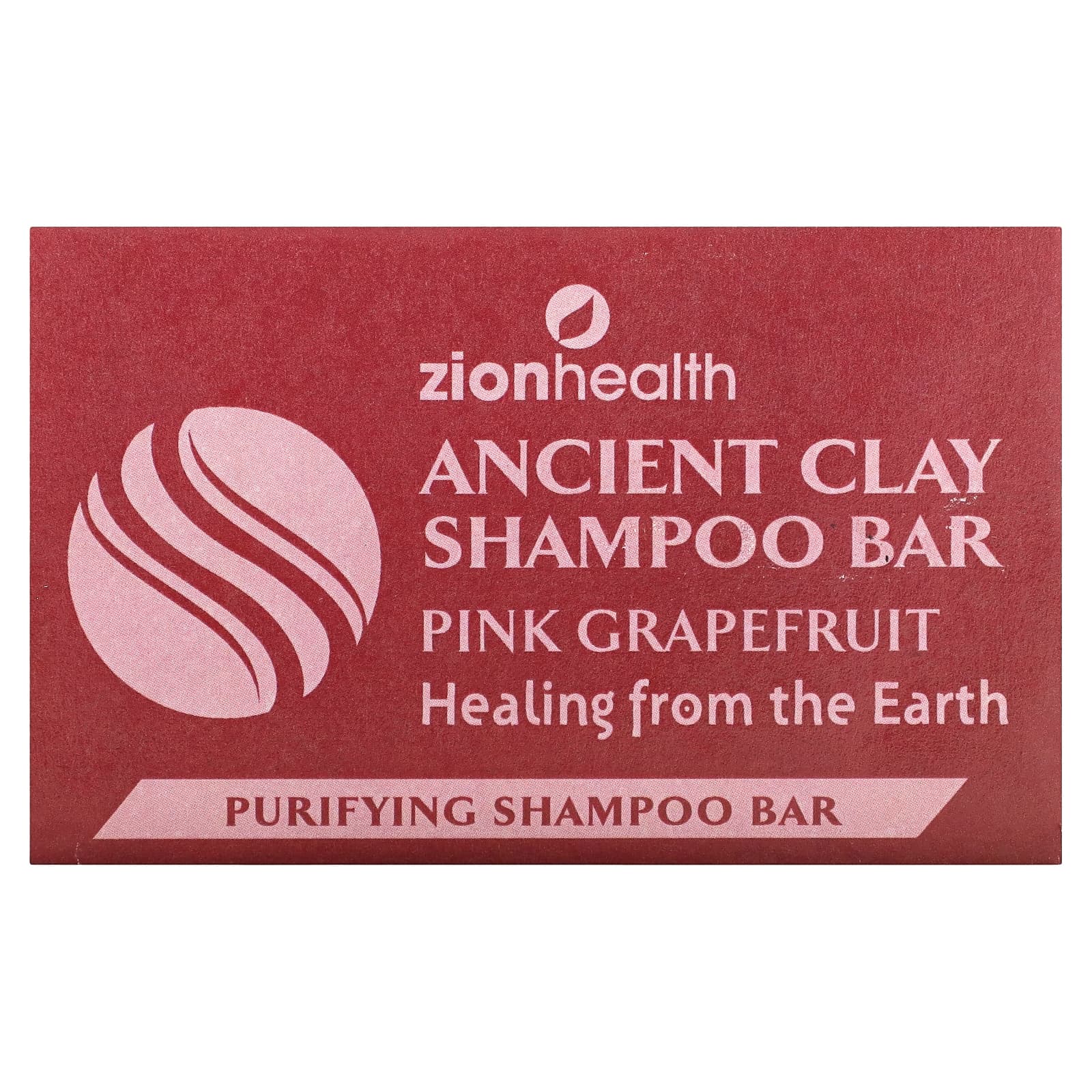 Zion Health, Ancient Clay Shampoo Bar, Pink Grapefruit, 6 oz (70 g) - Image 1