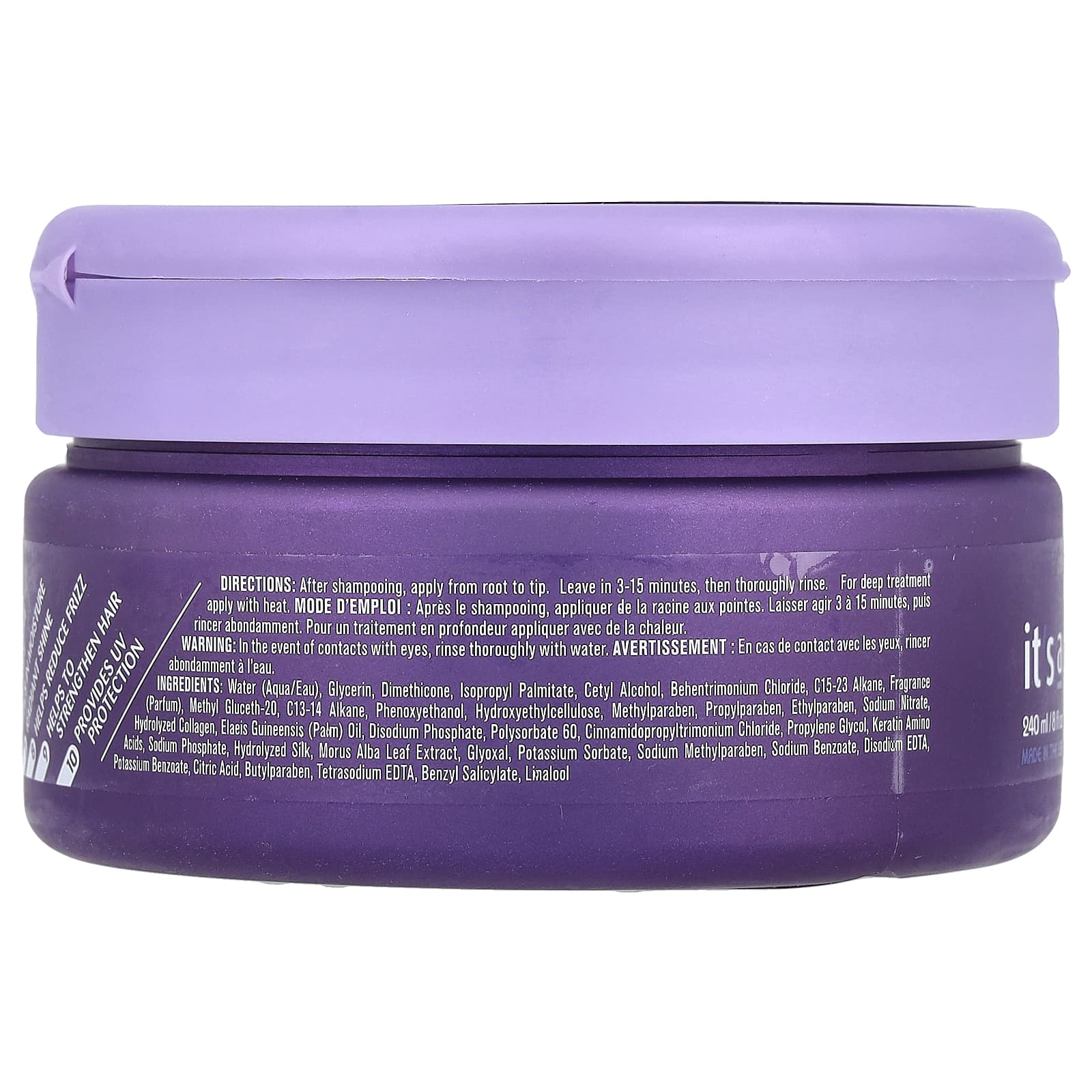 Miracle Silk Hair Mask for Silky, Smooth Hair &amp; Frizz Control - 8 fl oz - Image 2