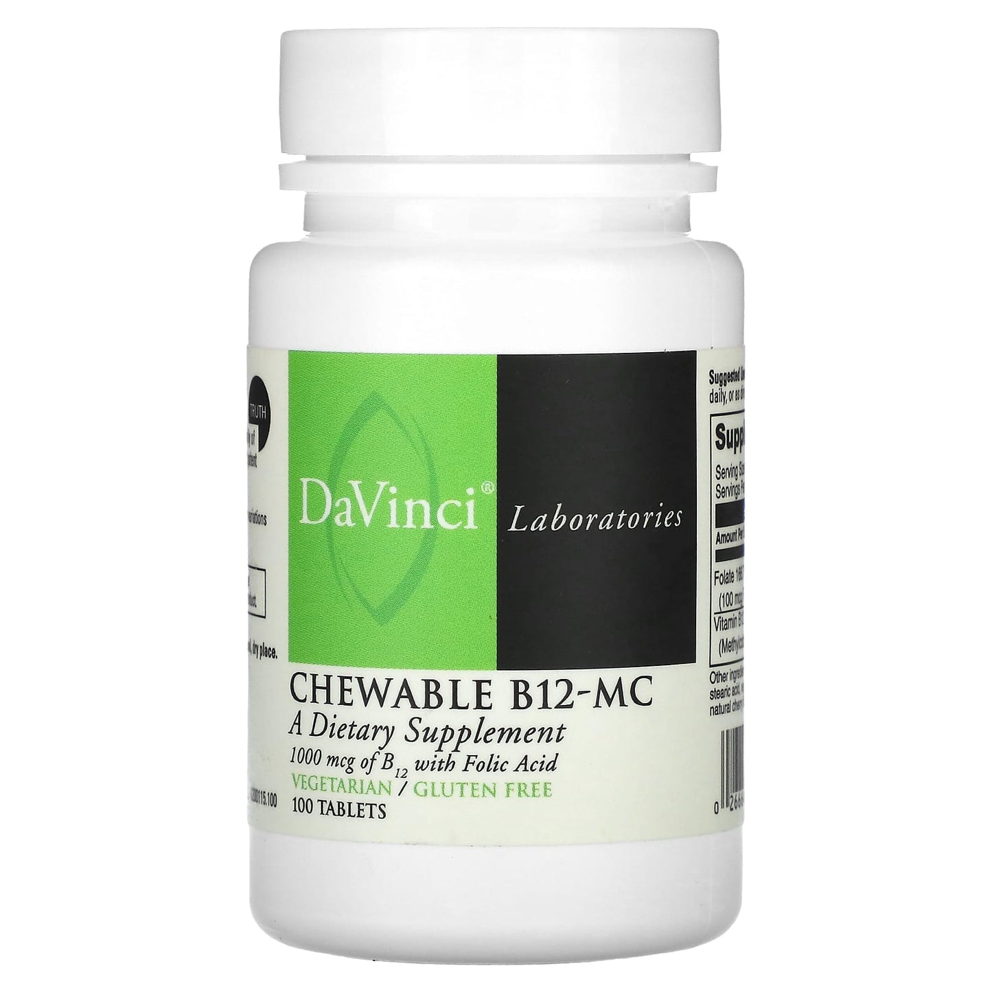 DaVinci Laboratories B12-MC Methylcobalamin Vitamin Supplement - Image 1