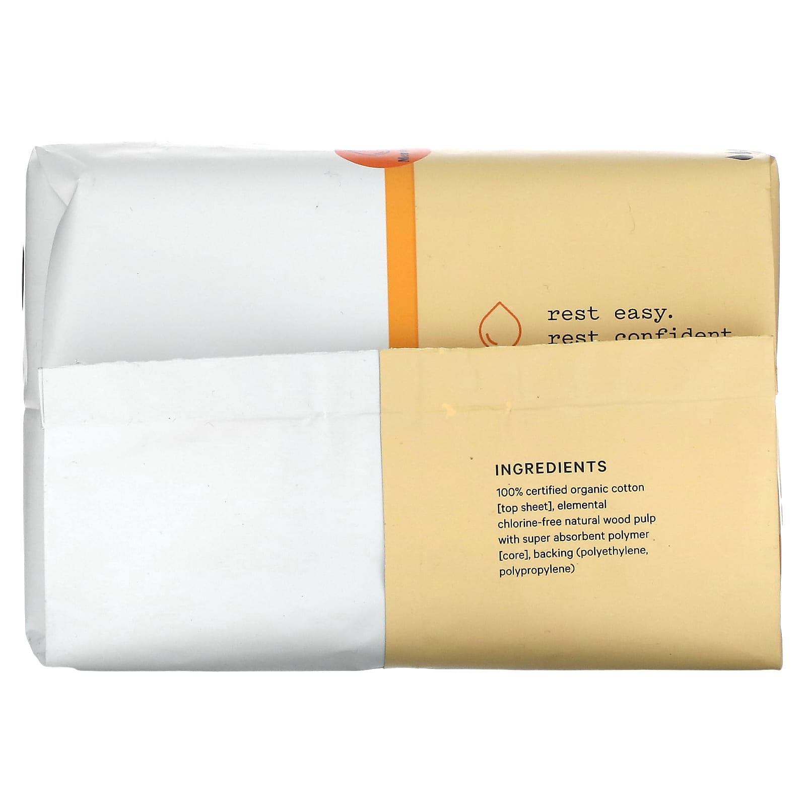 The Honey Pot Company, 100% Organic Cotton Cover Heavy Flow Overnight Pads, 16 Count - Image 2