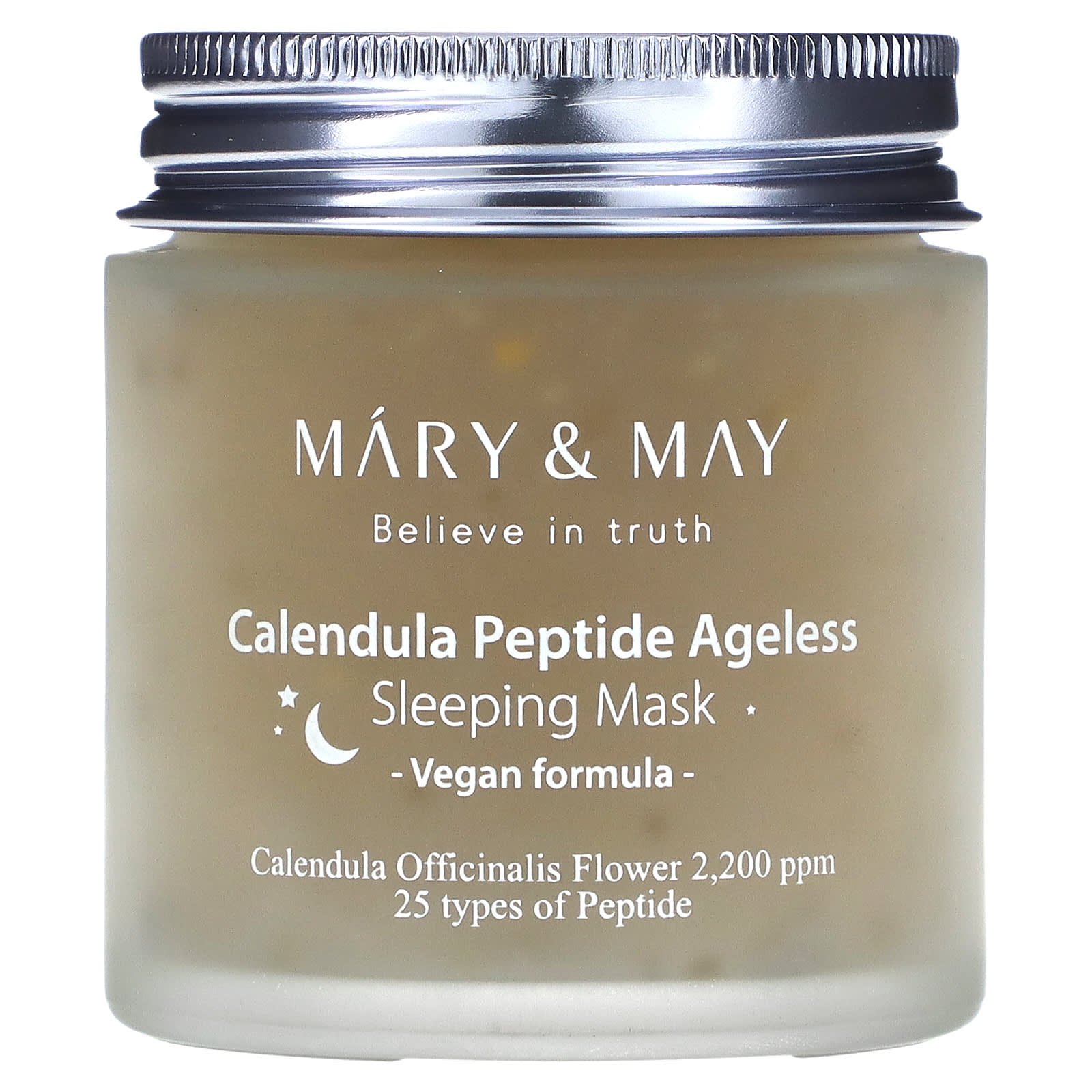 Mary & May, Calendula Peptide Ageless, Sleeping Beauty Mask, 3.88 oz (110 g) - Image 1