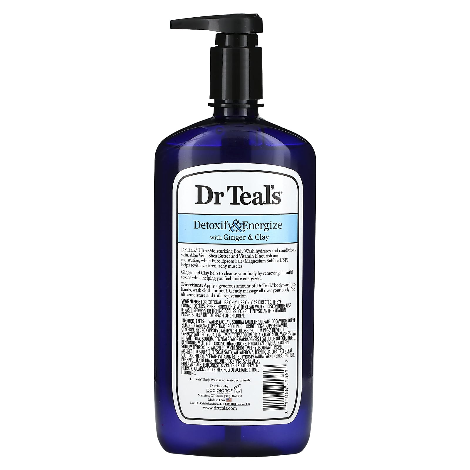 Detoxify & Energize with Dr. Teal's Epsom Salt Body Wash - 24 fl oz - Image 2