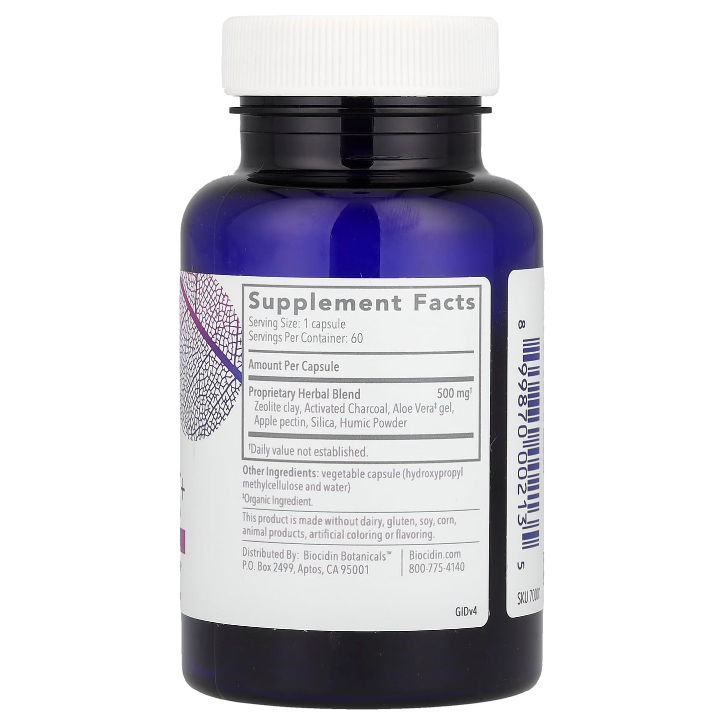 Detoxify Your Gut with Biocidin G.I. Detox+, 60 Capsules - Image 2