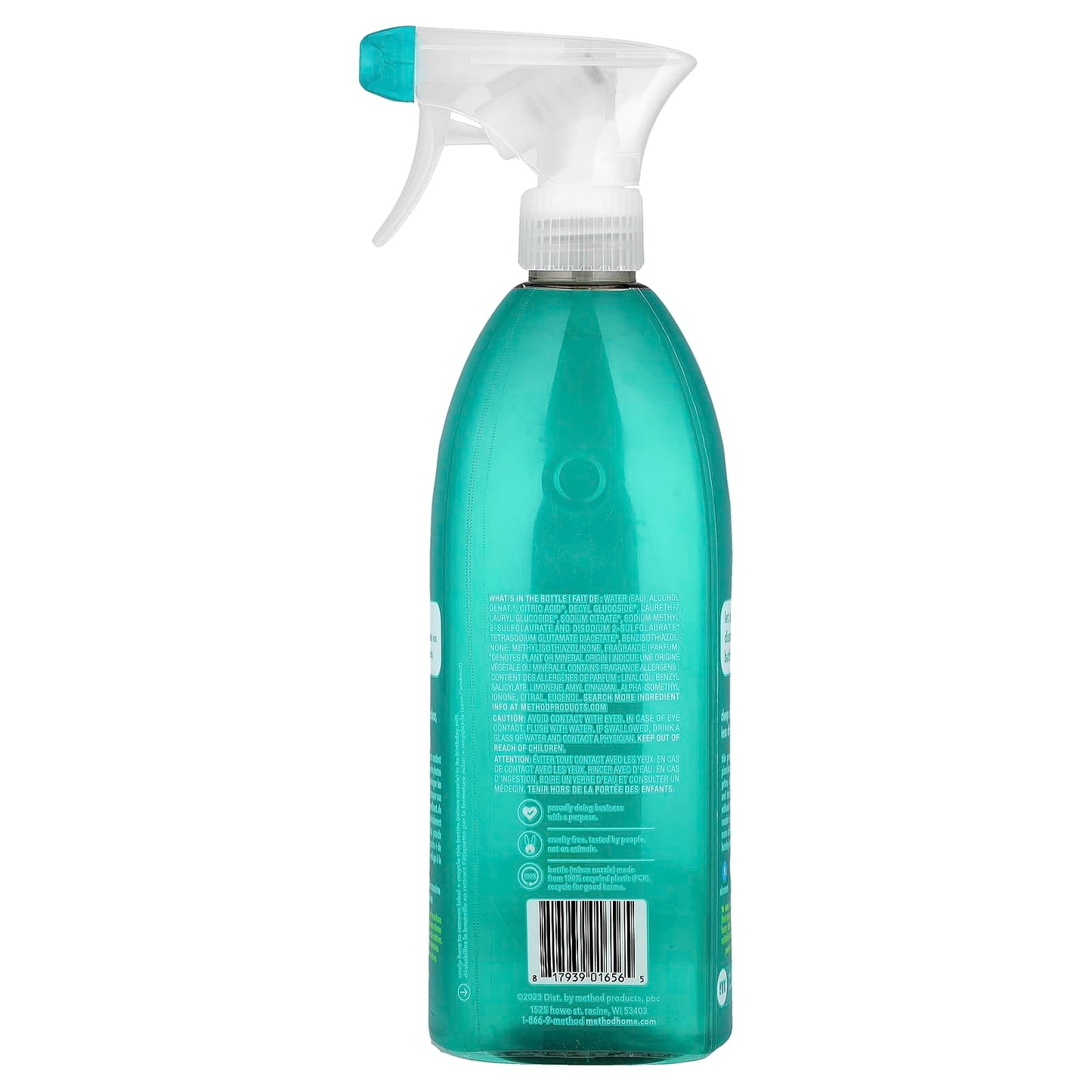 Method, Foaming Tub + Tile Cleaner, Eucalyptus Mint, 28 fl oz (828 ml) - Image 2
