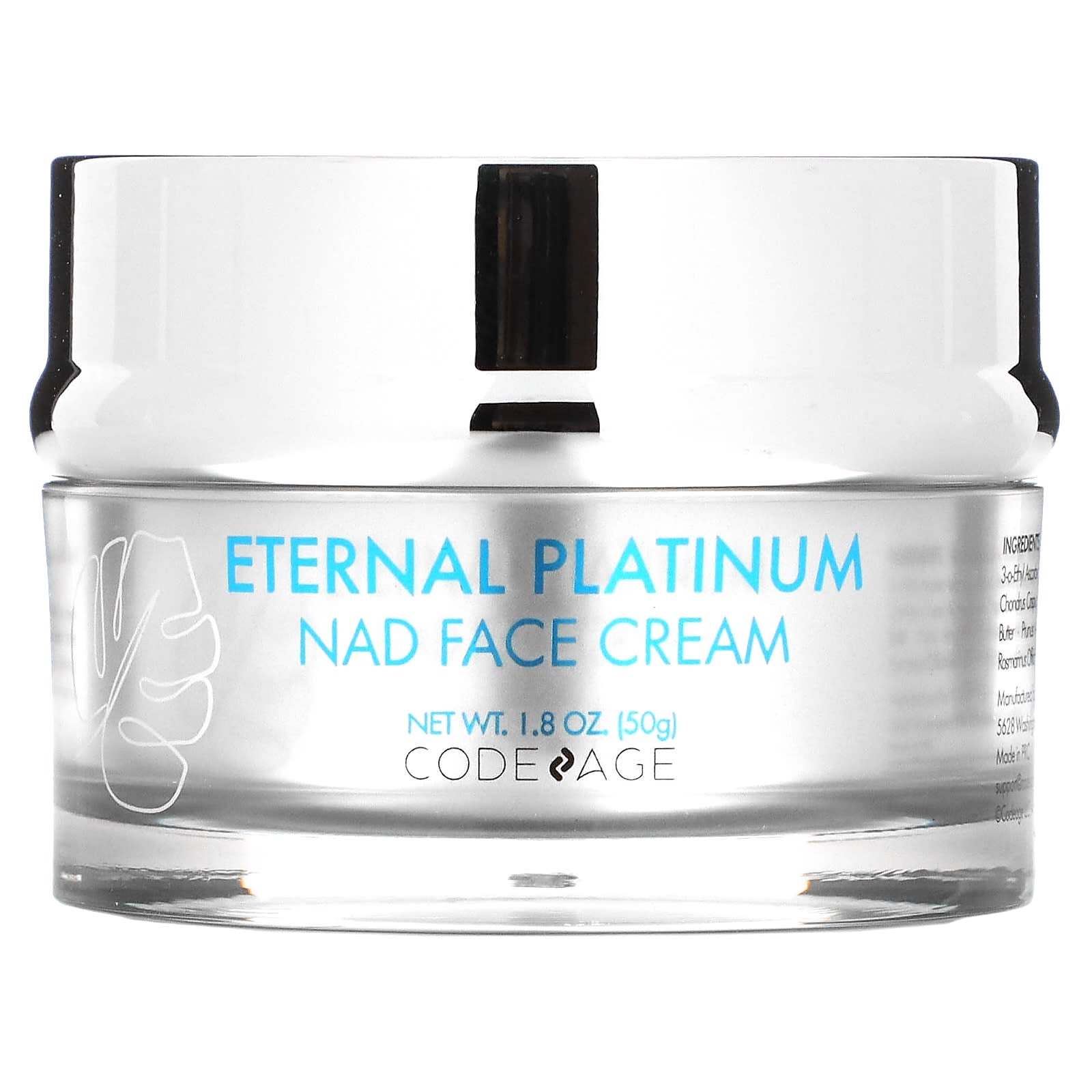 Eternal Platinum NAD Face Cream for Youthful, Firmed Skin - CodeAge - Image 1