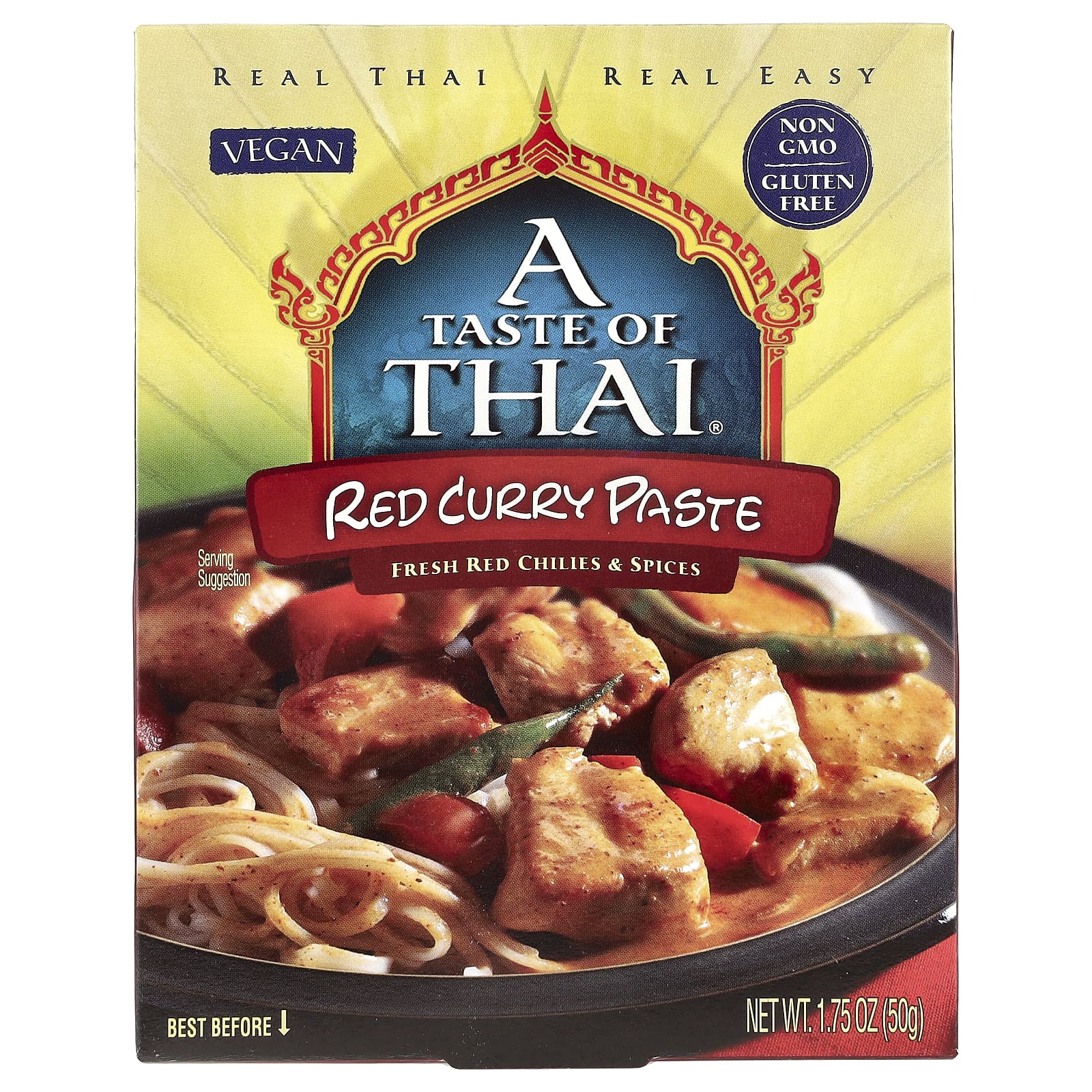 Authentic Thai Red Curry Paste by A Taste of Thai, 1.75 oz - Image 1