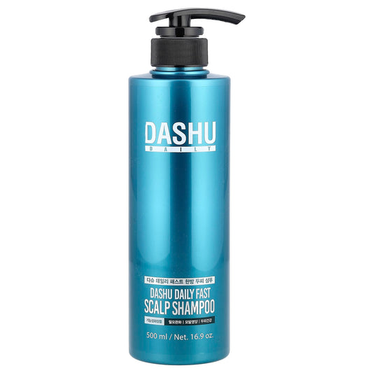 Dashu Daily Fast Scalp Shampoo for Hair Loss - 16.9 oz (500 ml) - Image 1