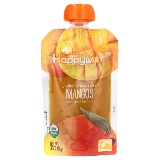 Happy Family Organics Stage 1 Organic Baby Food - Mango 3.5oz - Image 1