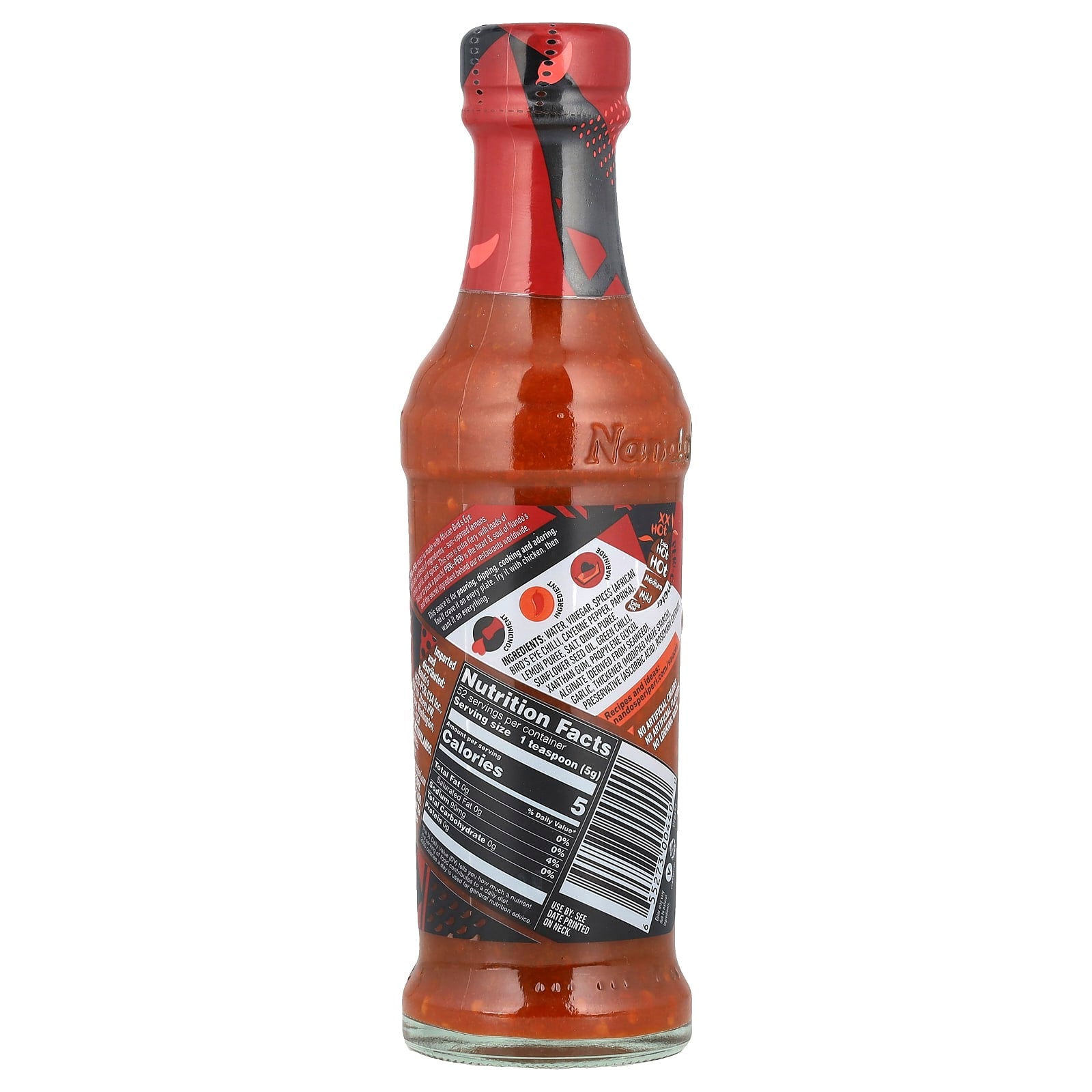 NANDO'S, Peri-Peri Sauce, XX Hot, 9.2 oz (260 g) - Image 2