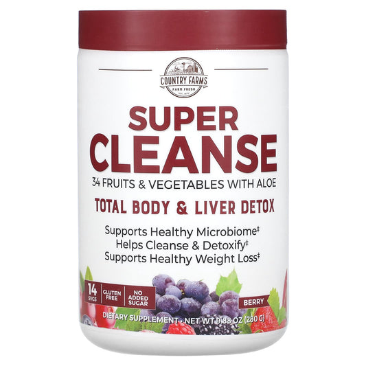 Berry Cleanse by Country Farms - 9.88 oz Super Detox - Image 1