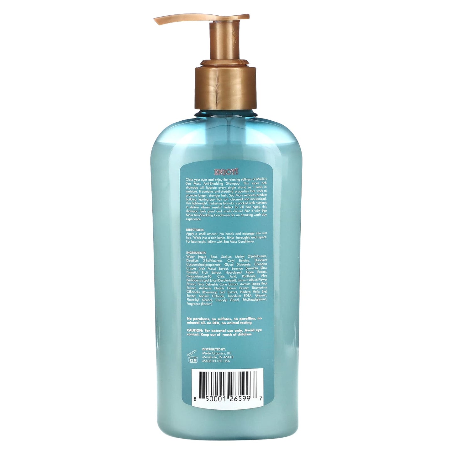 Mielle, Sea Moss Blend, Anti-Shedding Shampoo, 8 fl oz (236.6 ml) - Image 2