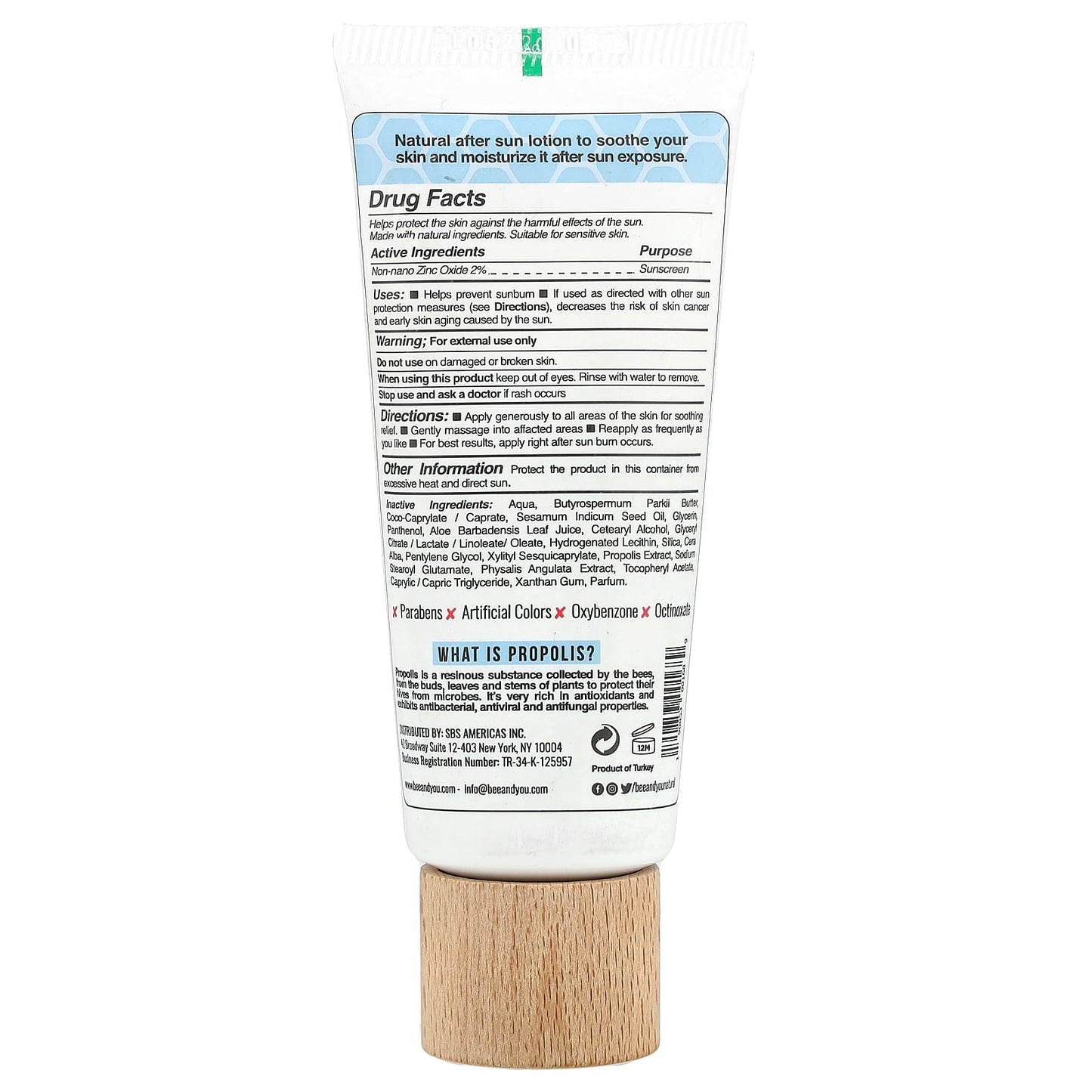Nourishing Natural After Sun Lotion by Bee & You - 80ml - Image 2