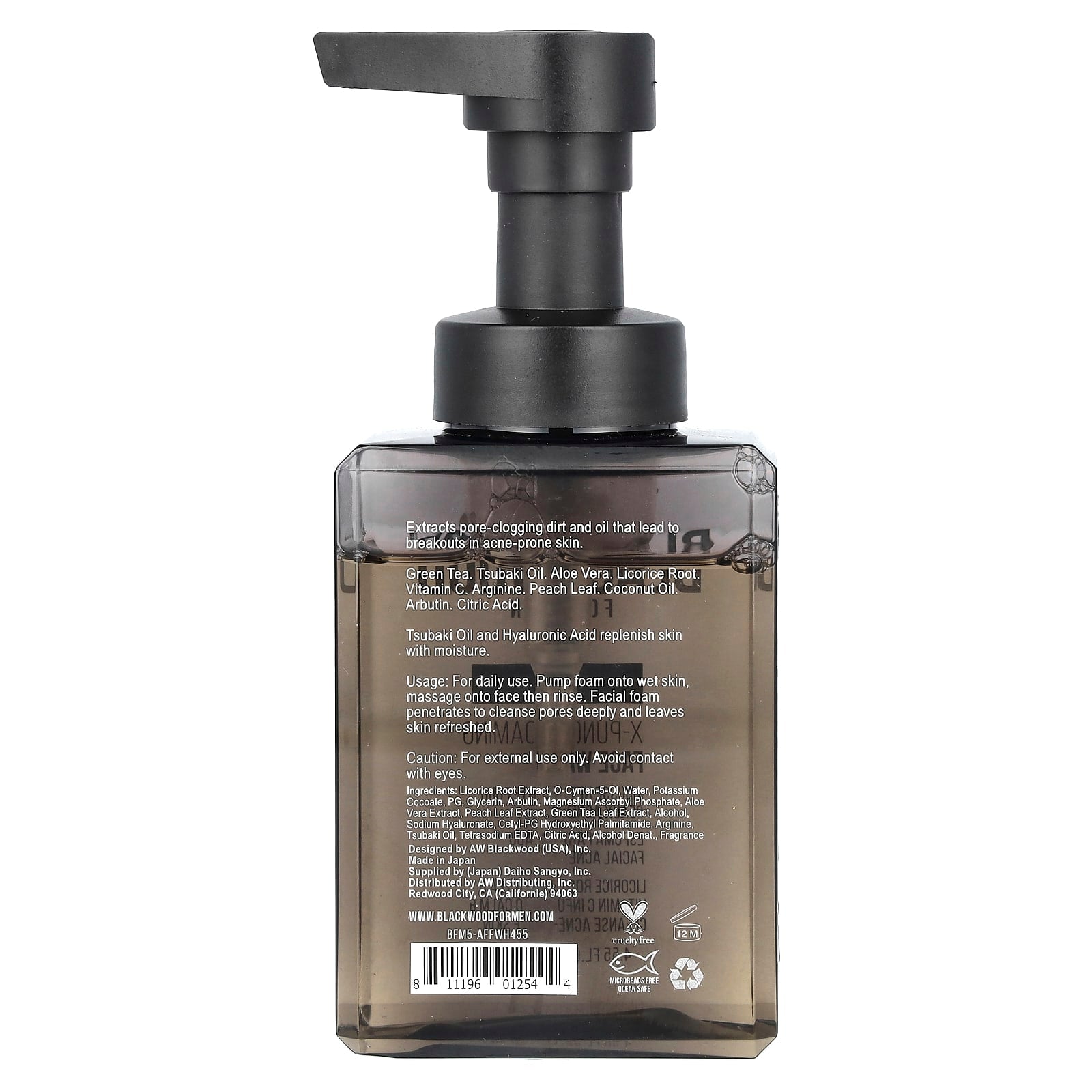 Blackwood For Men X-Plunge Foaming Face Wash, 134.62 ml, Acne-Prone Skin - Image 2