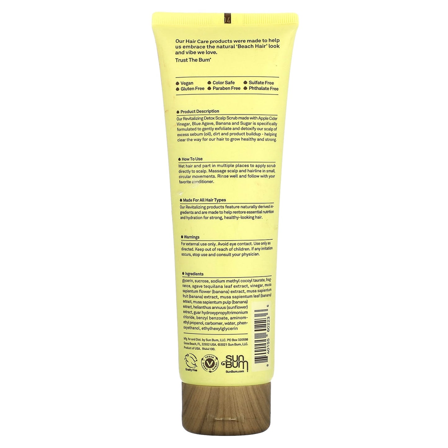 Sun Bum, Revitalizing Detox Scalp Scrub, 6 fl oz (177 ml) - Image 2