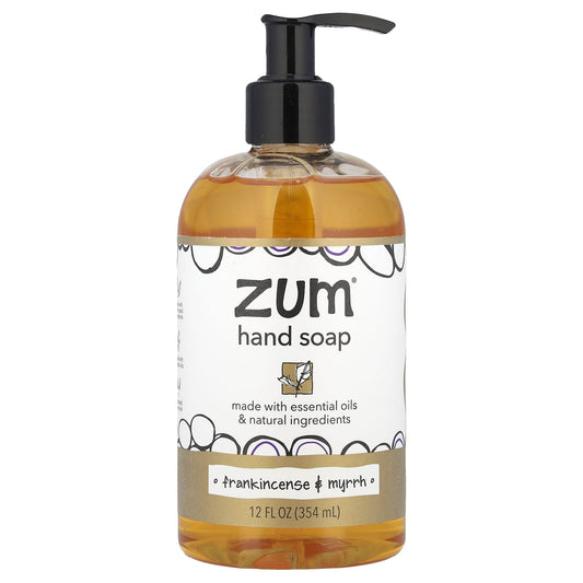 ZUM, Hand Soap, Frankincense & Myrrh, 12 fl oz (354 ml) - Image 1