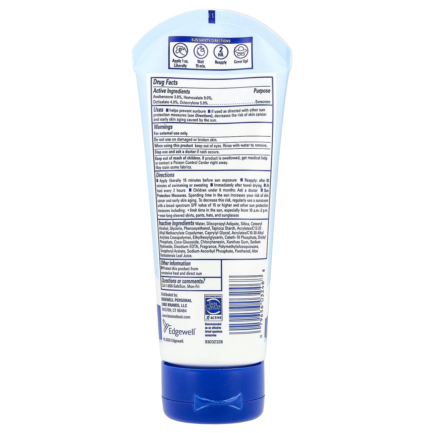 Banana Boat Light As Air Sunscreen Lotion SPF 50+ 6 fl oz - Image 2