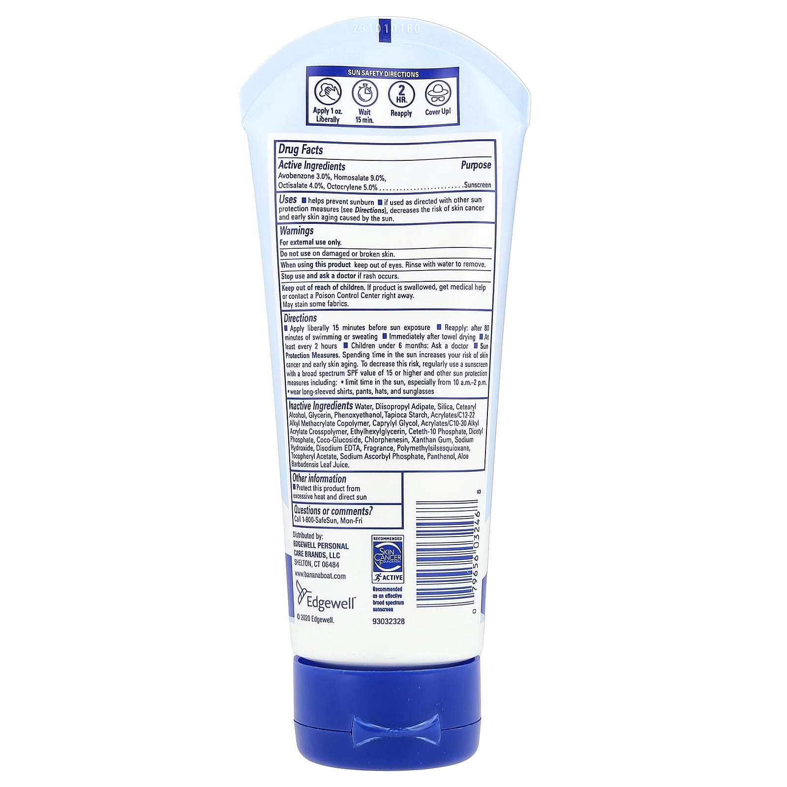 Banana Boat Light As Air Sunscreen Lotion SPF 50+ 6 fl oz - Image 2