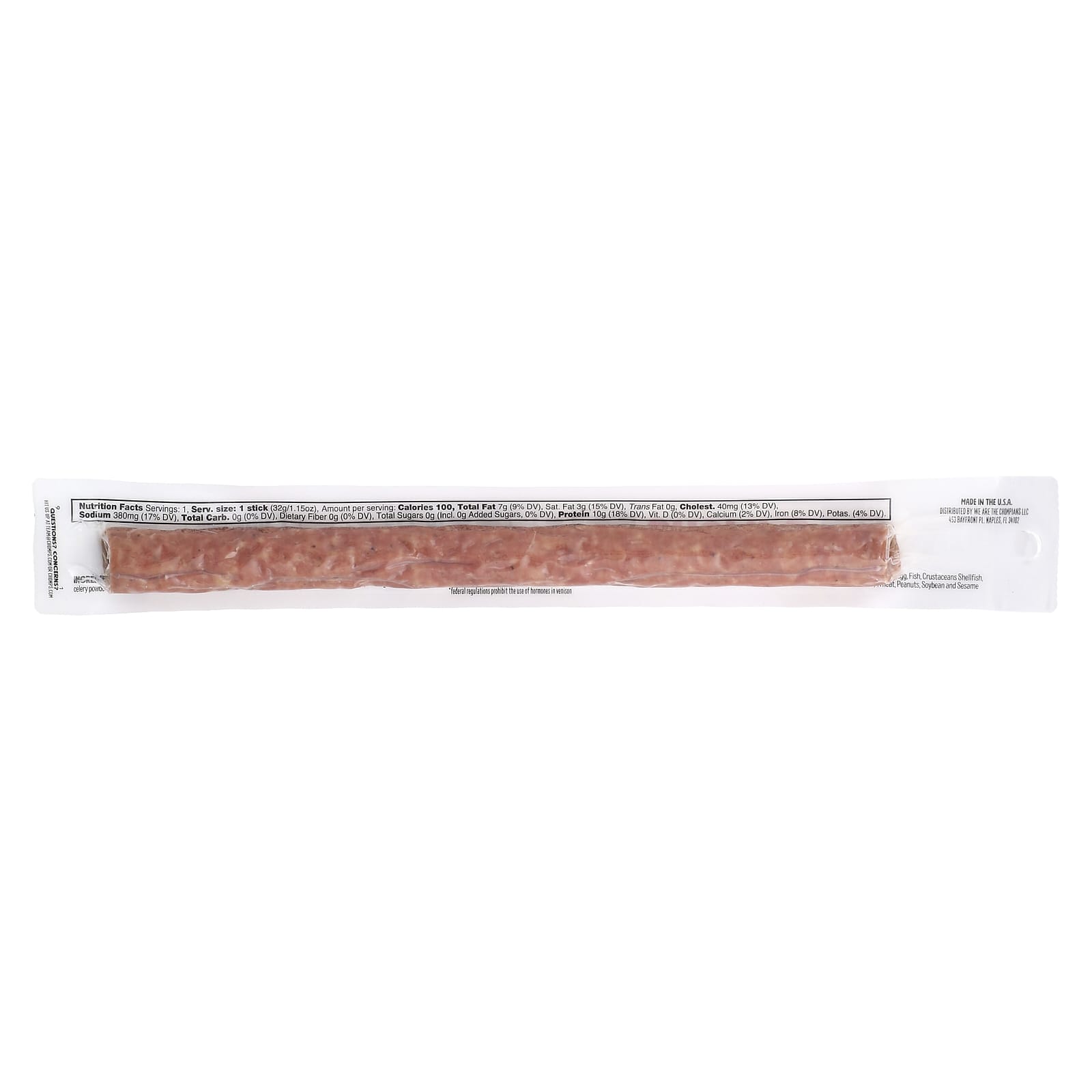 Grass-Fed Venison Sticks with Beef, Low in Calories & Sugar, Paleo - Image 2