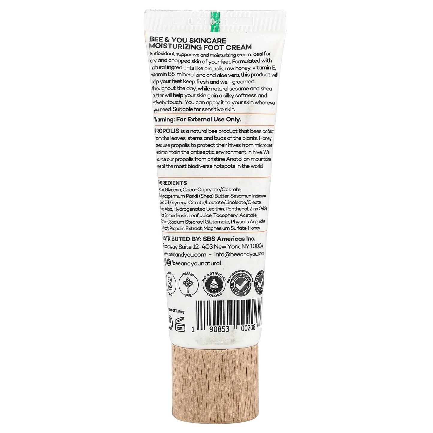 Ultra Hydrating Foot Cream for Dry, Chapped Skin | Bee & You - Image 2