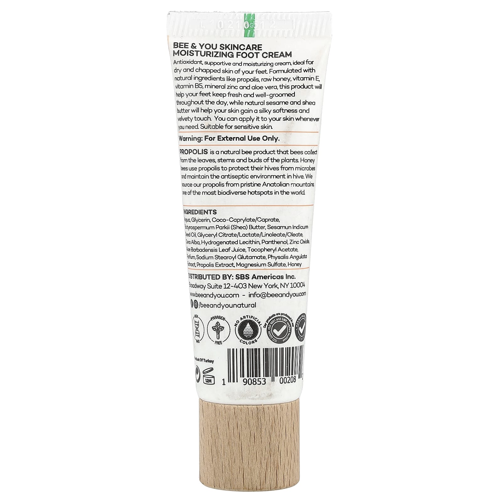 Ultra Hydrating Foot Cream for Dry, Chapped Skin | Bee & You - Image 2