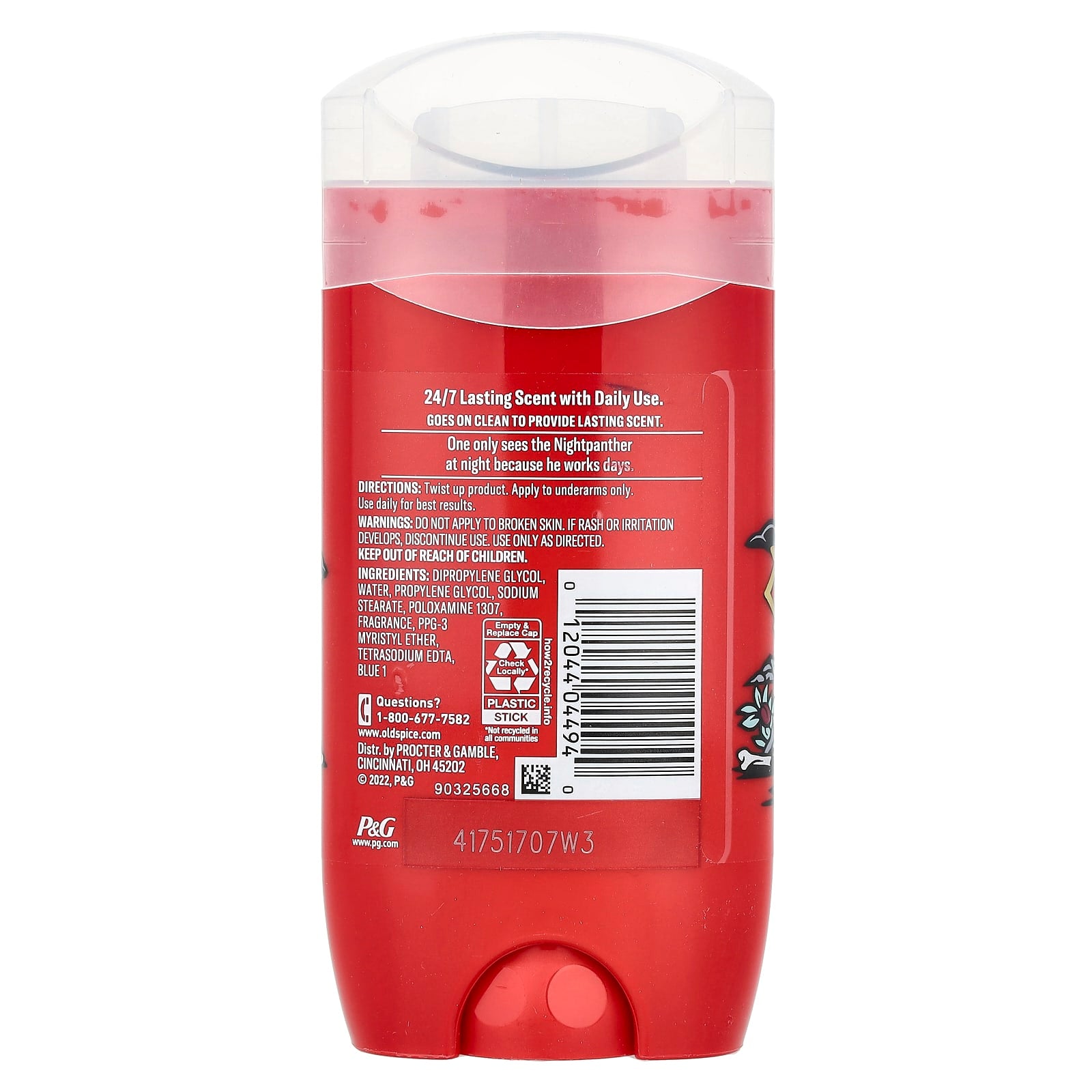 Old Spice, Deodorant, Night Panther, 3 oz (85 g) - Image 2