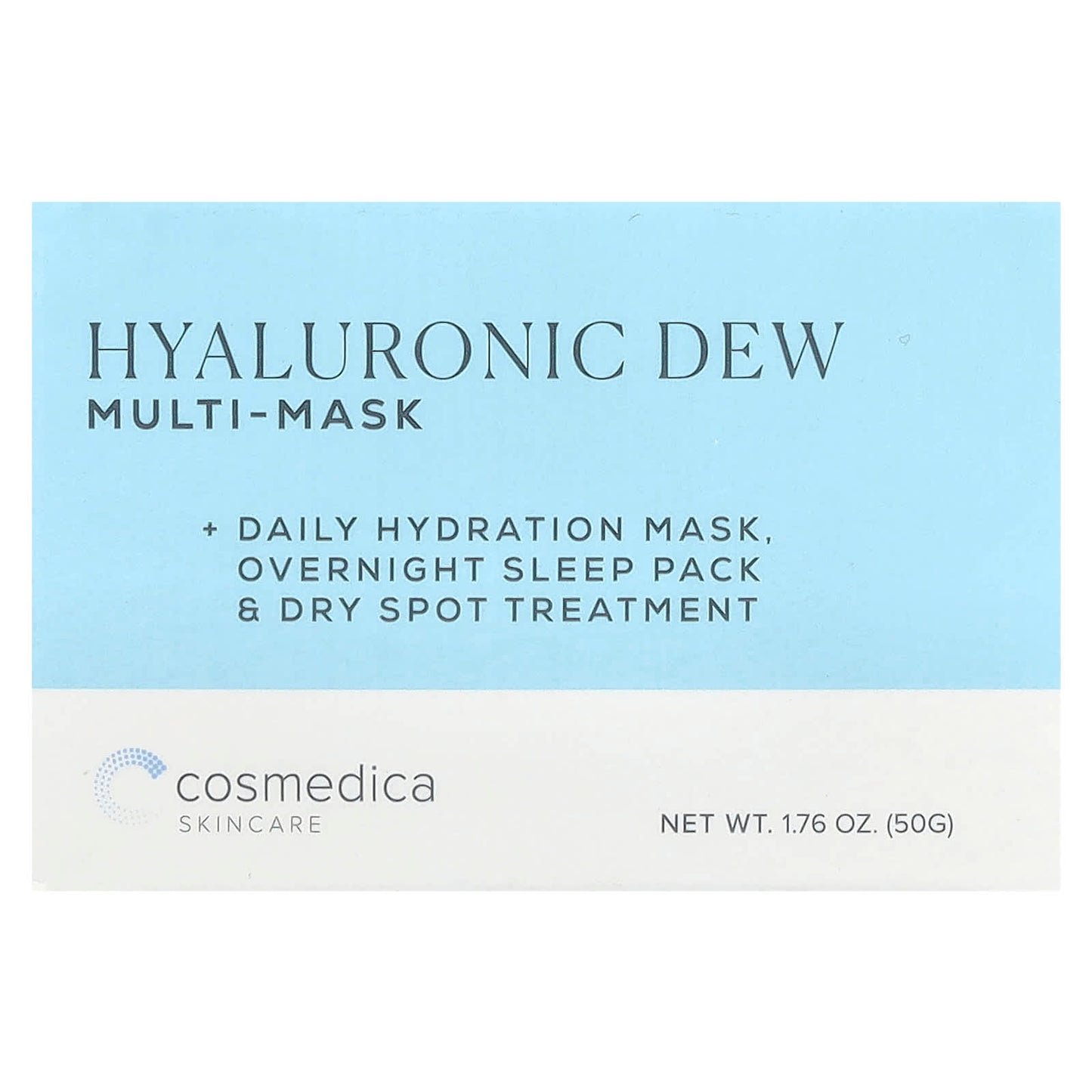 Unlock Radiant Skin with Cosmedica's Hyaluronic Dew Multi-Beauty Mask - Image 2
