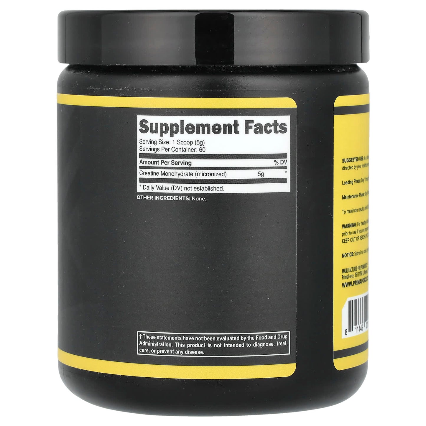 Primaforce, Creatine Monohydrate, Unflavored, 10.7 oz (300 g) - Image 2