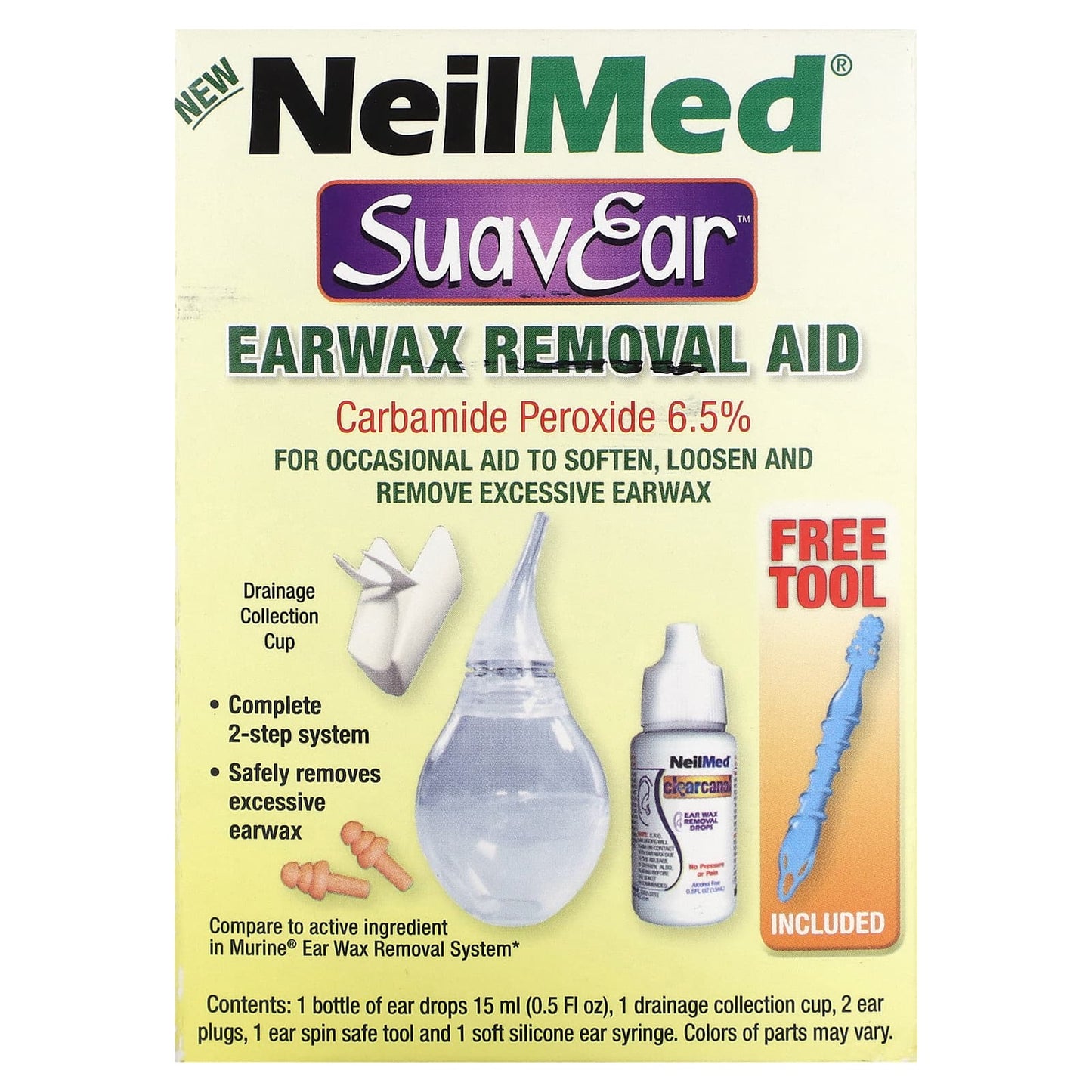 NeilMed, SuaveEar, Earwax Removal Aid , 6 Pieces - Image 1