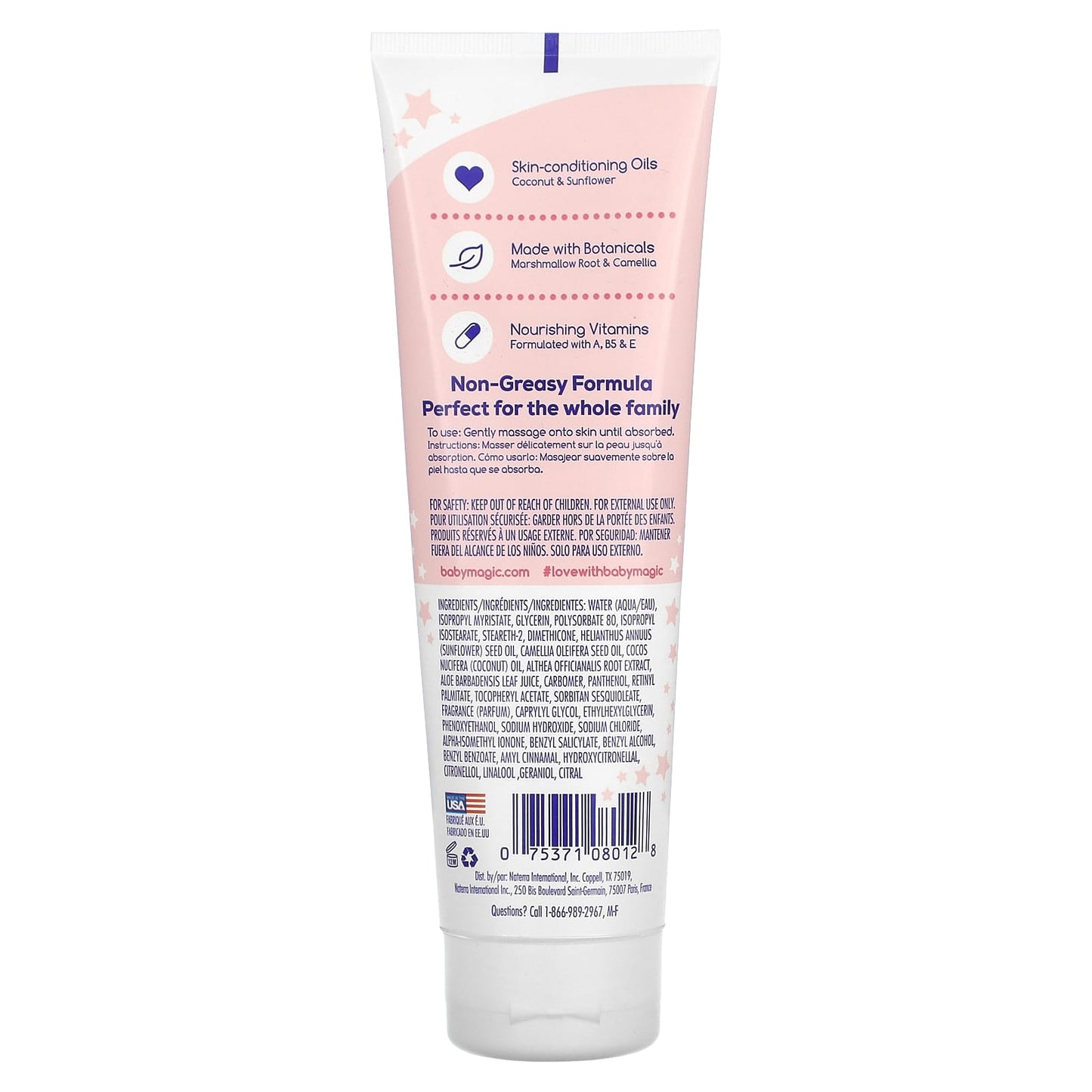Baby Magic Creamy Baby Oil for Sensitive Skin, 8.6 fl oz - Image 2
