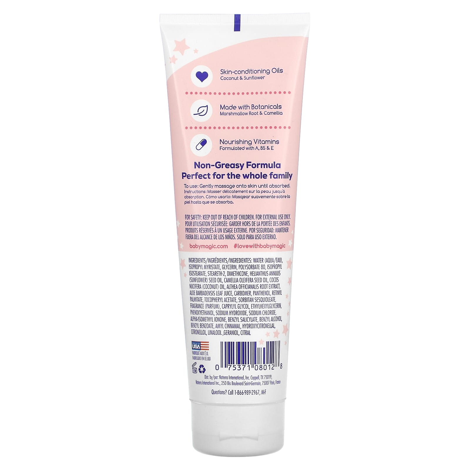 Baby Magic Creamy Baby Oil for Sensitive Skin, 8.6 fl oz - Image 2