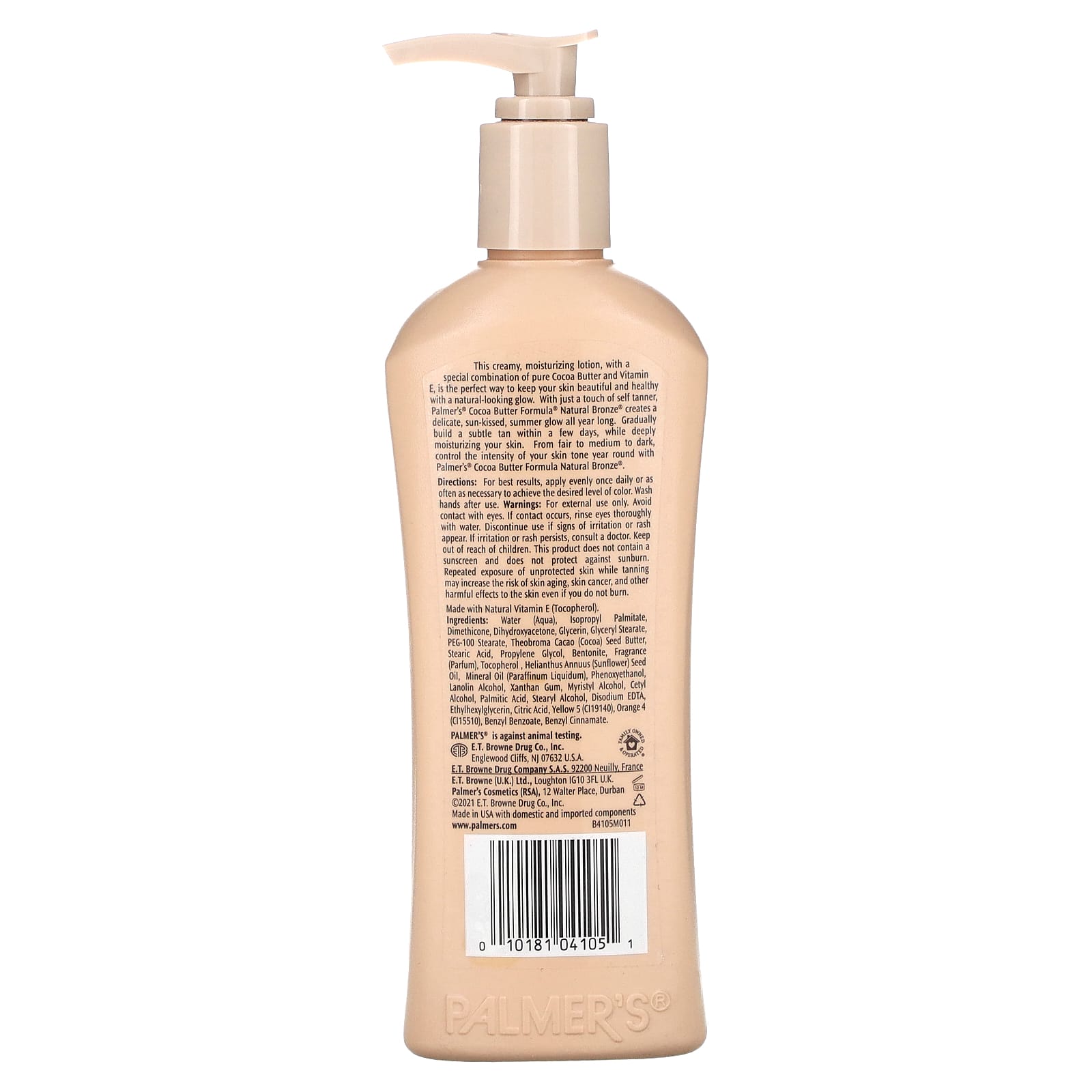 Palmer's, Cocoa Butter Formula® with Vitamin E, Natural Bronze Body Lotion, 8.5 fl oz (250 ml) - Image 2