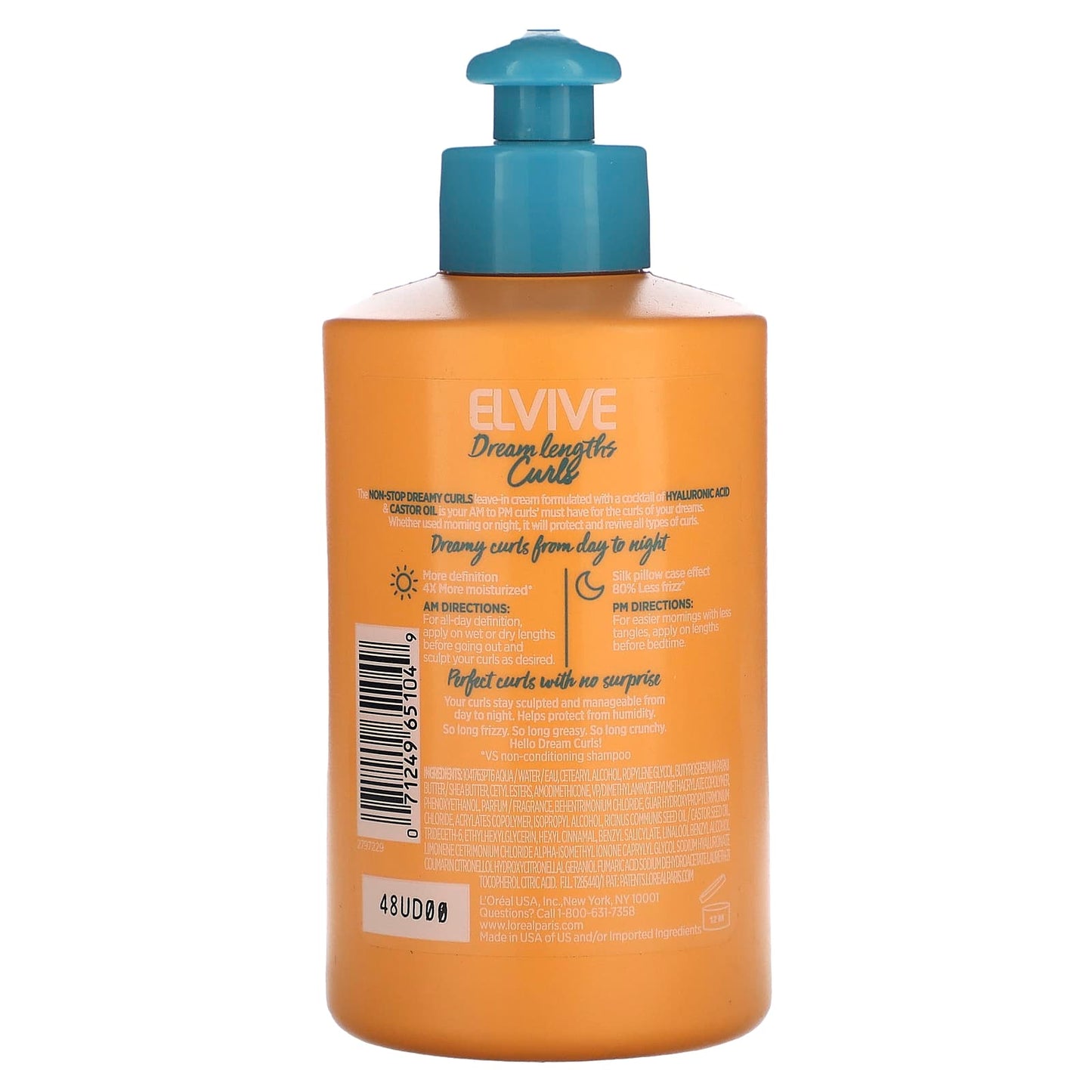 L'Oréal, Elvive, Dream Lengths Curls, Leave-In Cream, 10.2 fl oz (300 ml) - Image 2
