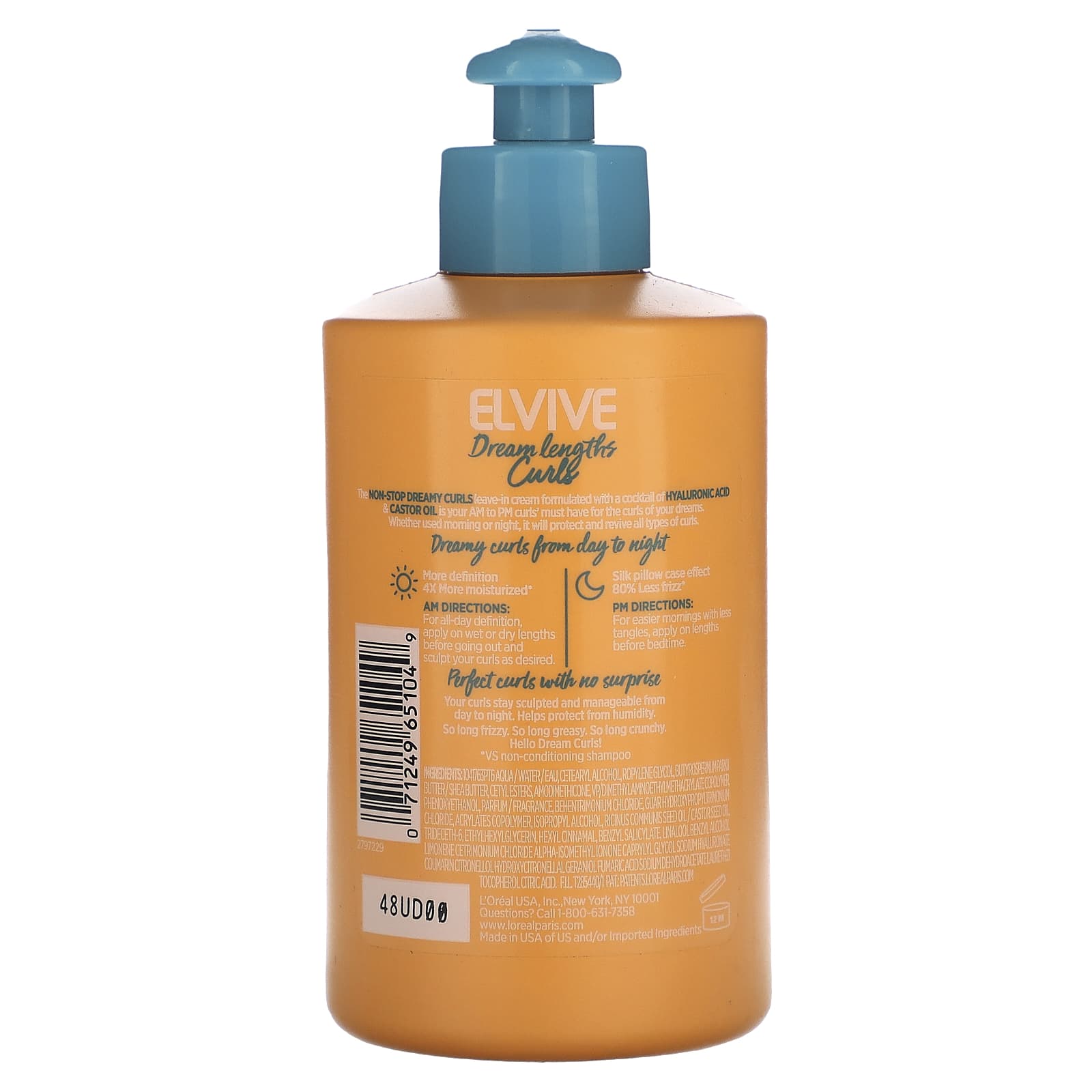 L'Oréal, Elvive, Dream Lengths Curls, Leave-In Cream, 10.2 fl oz (300 ml) - Image 2
