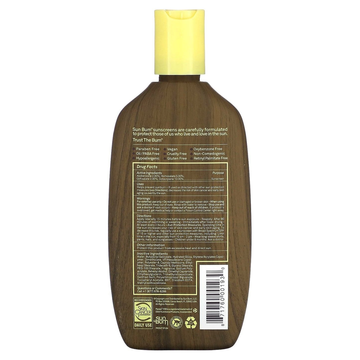 Sun Bum, Premium Moisturizing Sunscreen Lotion, SPF 30, 8 fl oz (237 ml) - Image 2