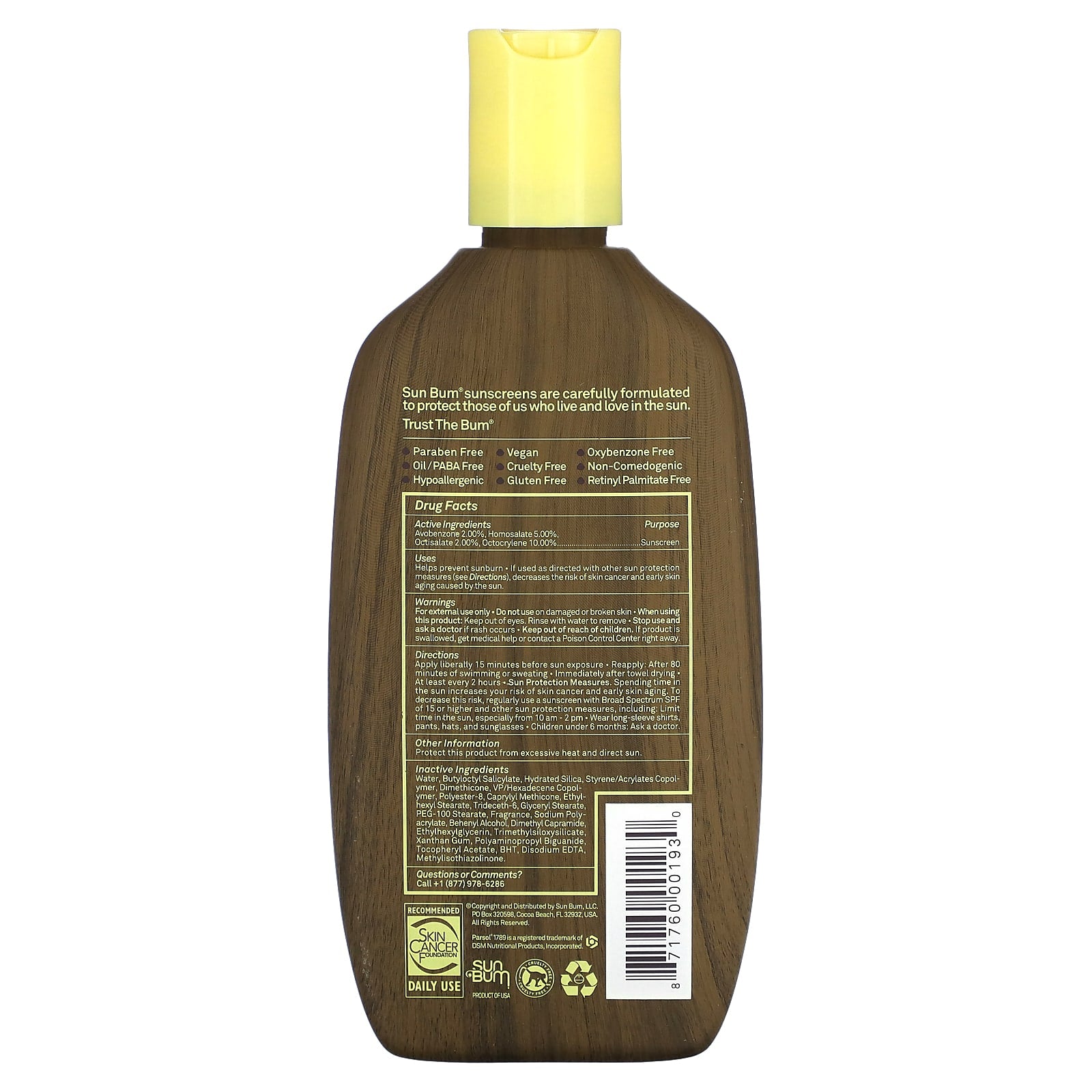 Sun Bum, Premium Moisturizing Sunscreen Lotion, SPF 30, 8 fl oz (237 ml) - Image 2