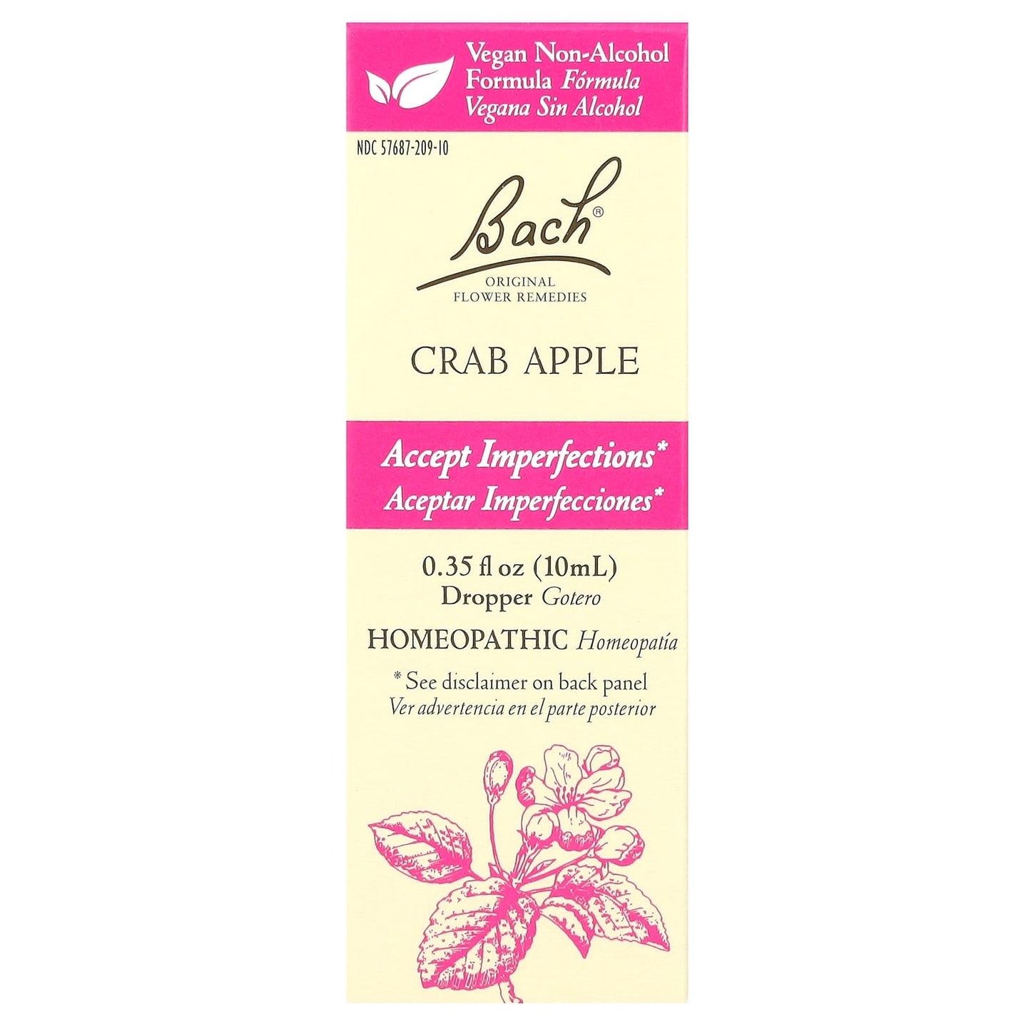 Crab Apple Flower Remedy for Emotional Balance - Image 1