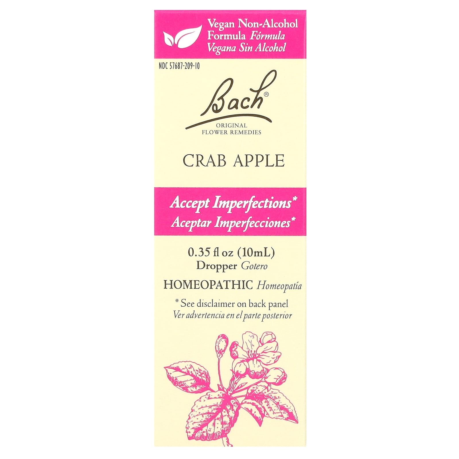 Crab Apple Flower Remedy for Emotional Balance - Image 1